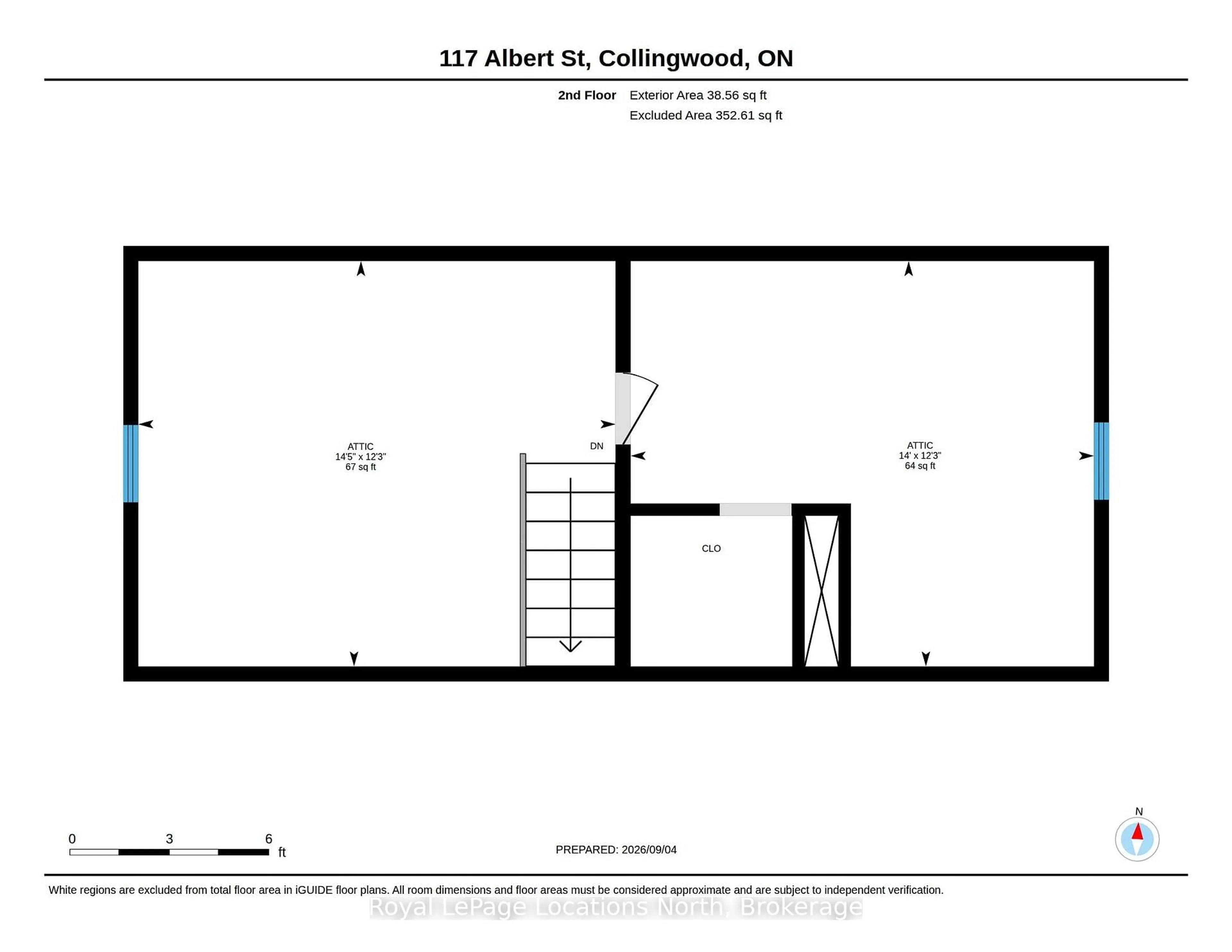 Floor plan for 117 Albert St, Collingwood Ontario L9Y 3Y3