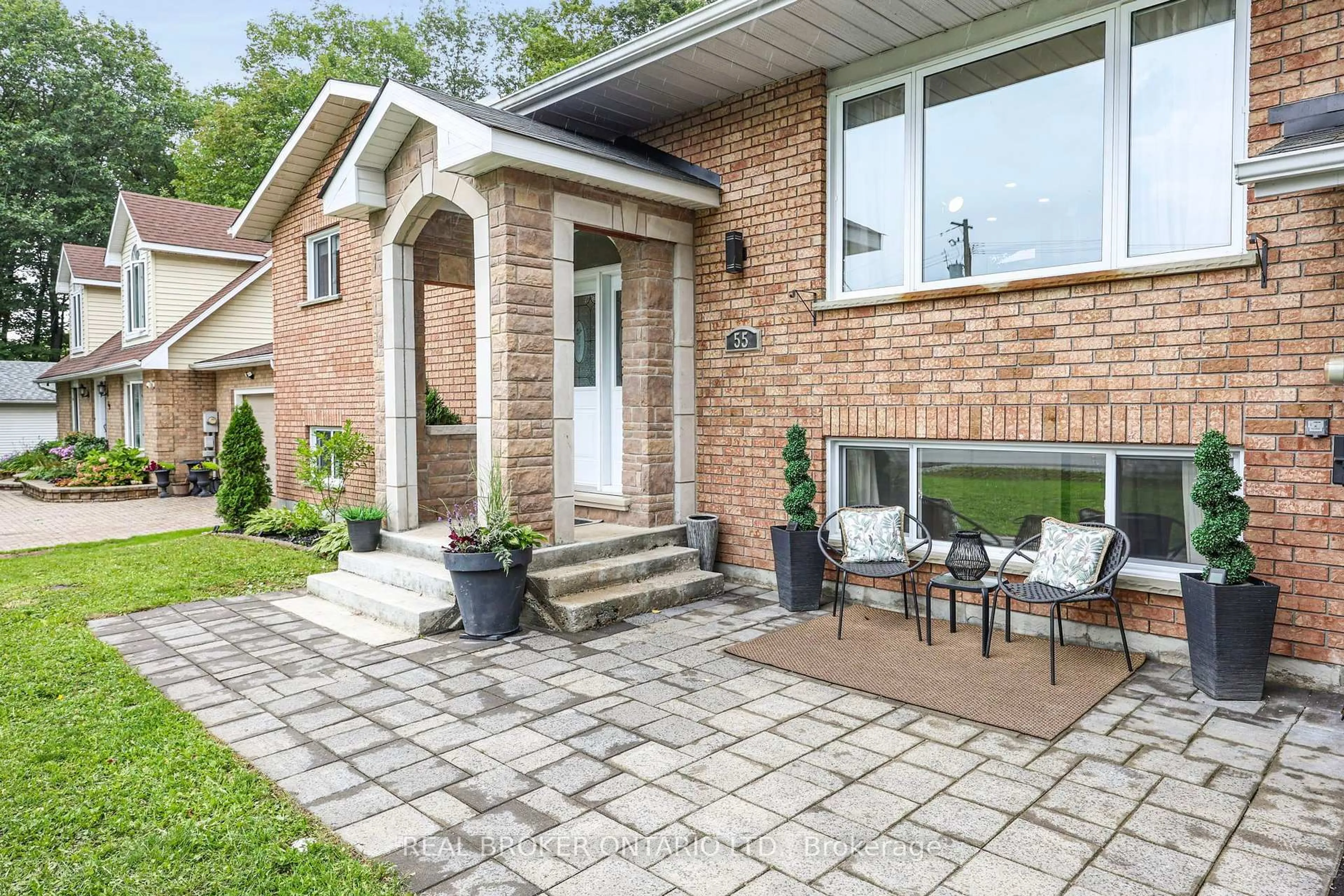 Home with brick exterior material, street for 55 Elizabeth St, Tay Ontario L0K 2A0