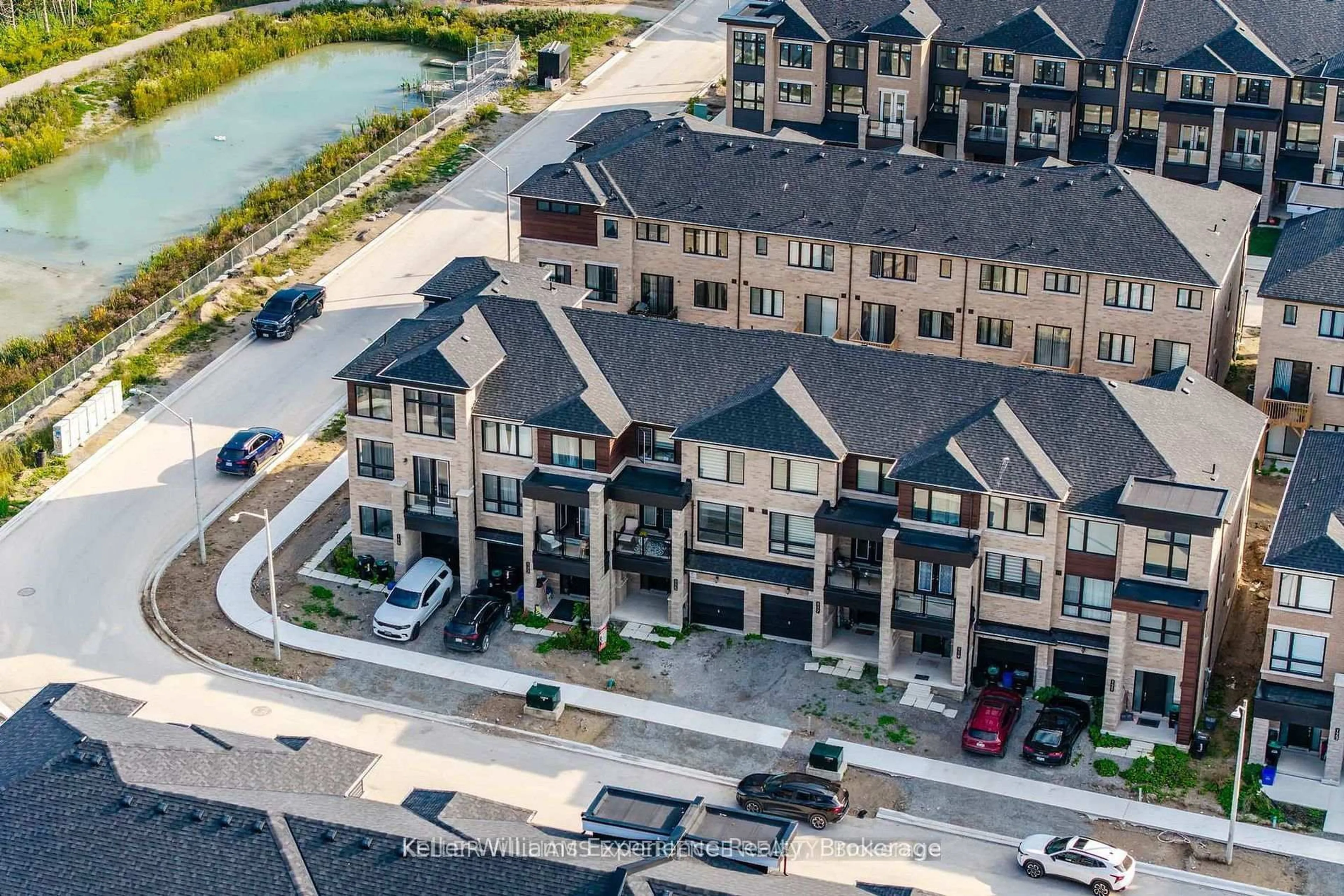 A pic from outside/outdoor area/front of a property/back of a property/a pic from drone, unknown for 115 Blue Forest Cres, Barrie Ontario L9J 0N7