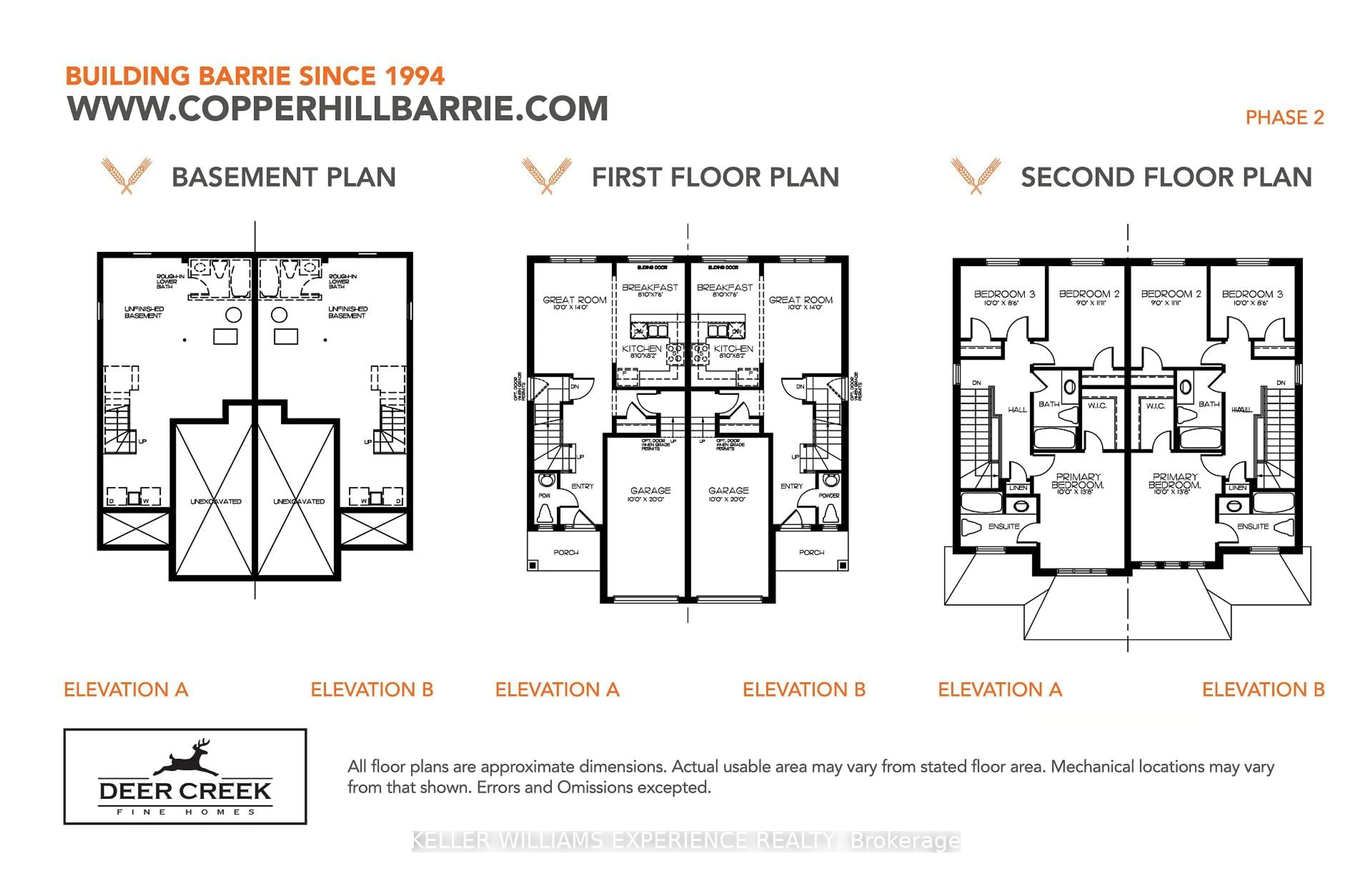 Floor plan for 44 Sagewood Ave, Barrie Ontario L9J 0K3