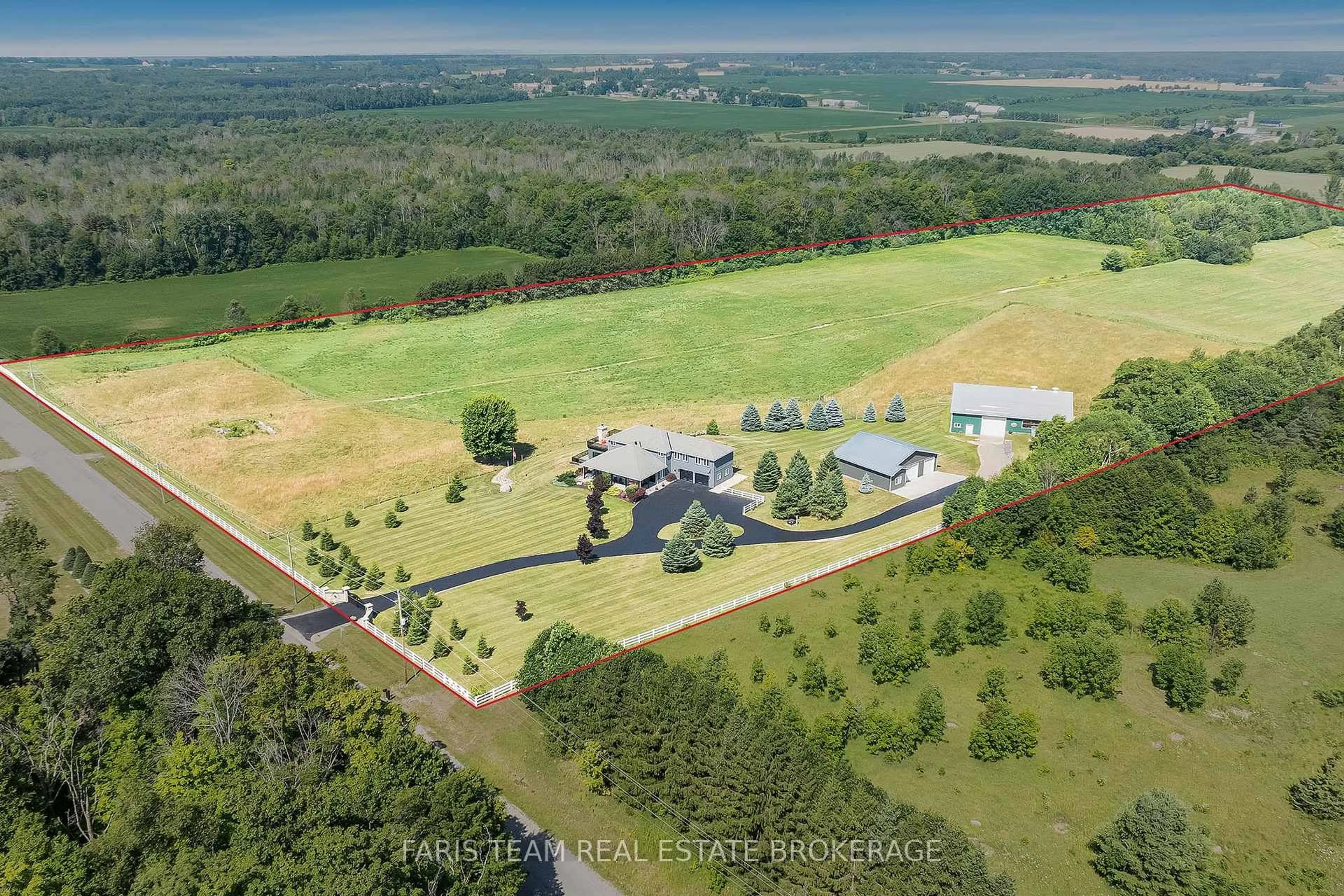 A pic from outside/outdoor area/front of a property/back of a property/a pic from drone, building for 130 Concession 15, Tiny Ontario L9M 0N8