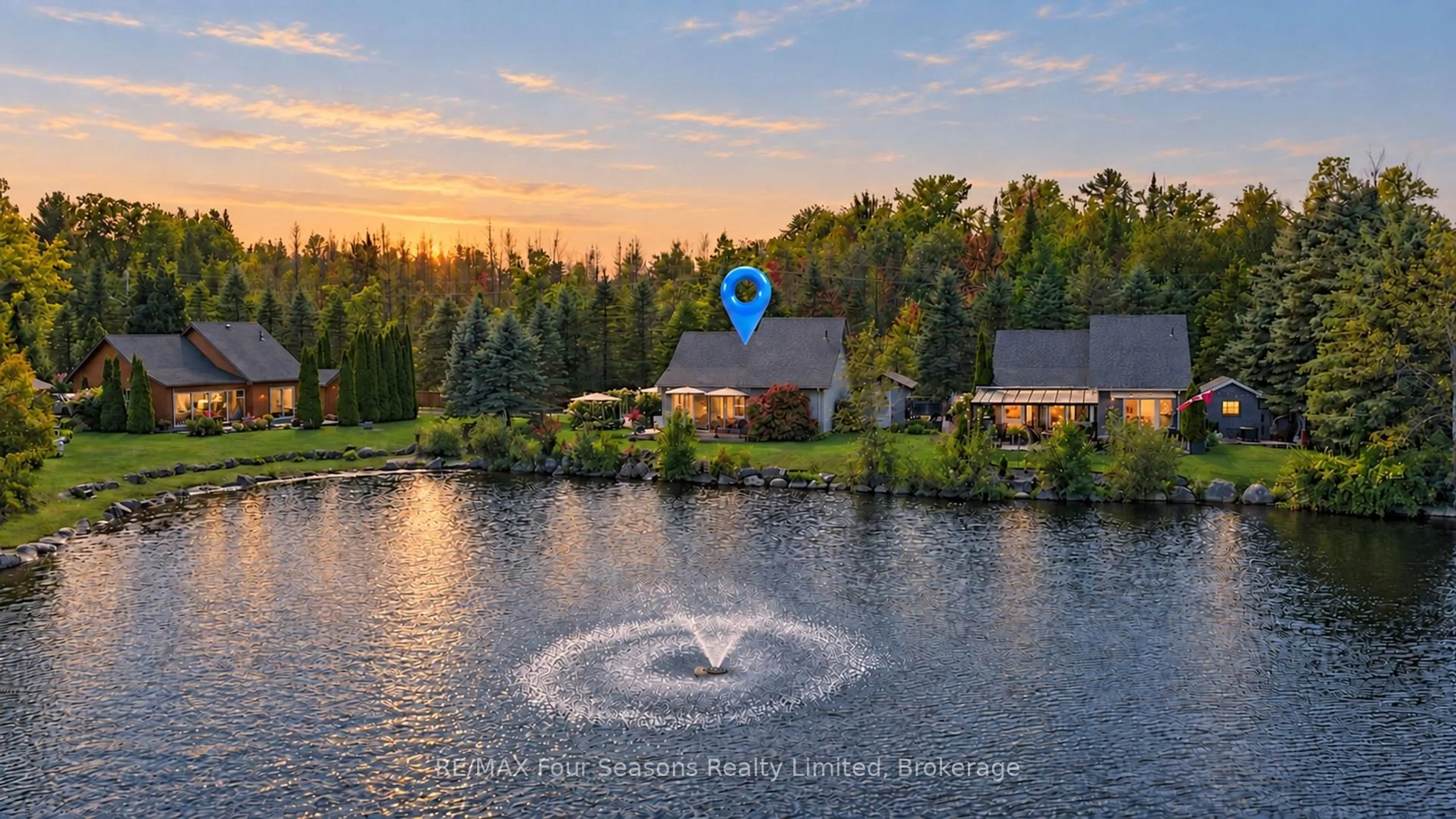 A pic from outside/outdoor area/front of a property/back of a property/a pic from drone, water/lake/river/ocean view for 47 CABIN Cres, Wasaga Beach Ontario L9Z 1X7