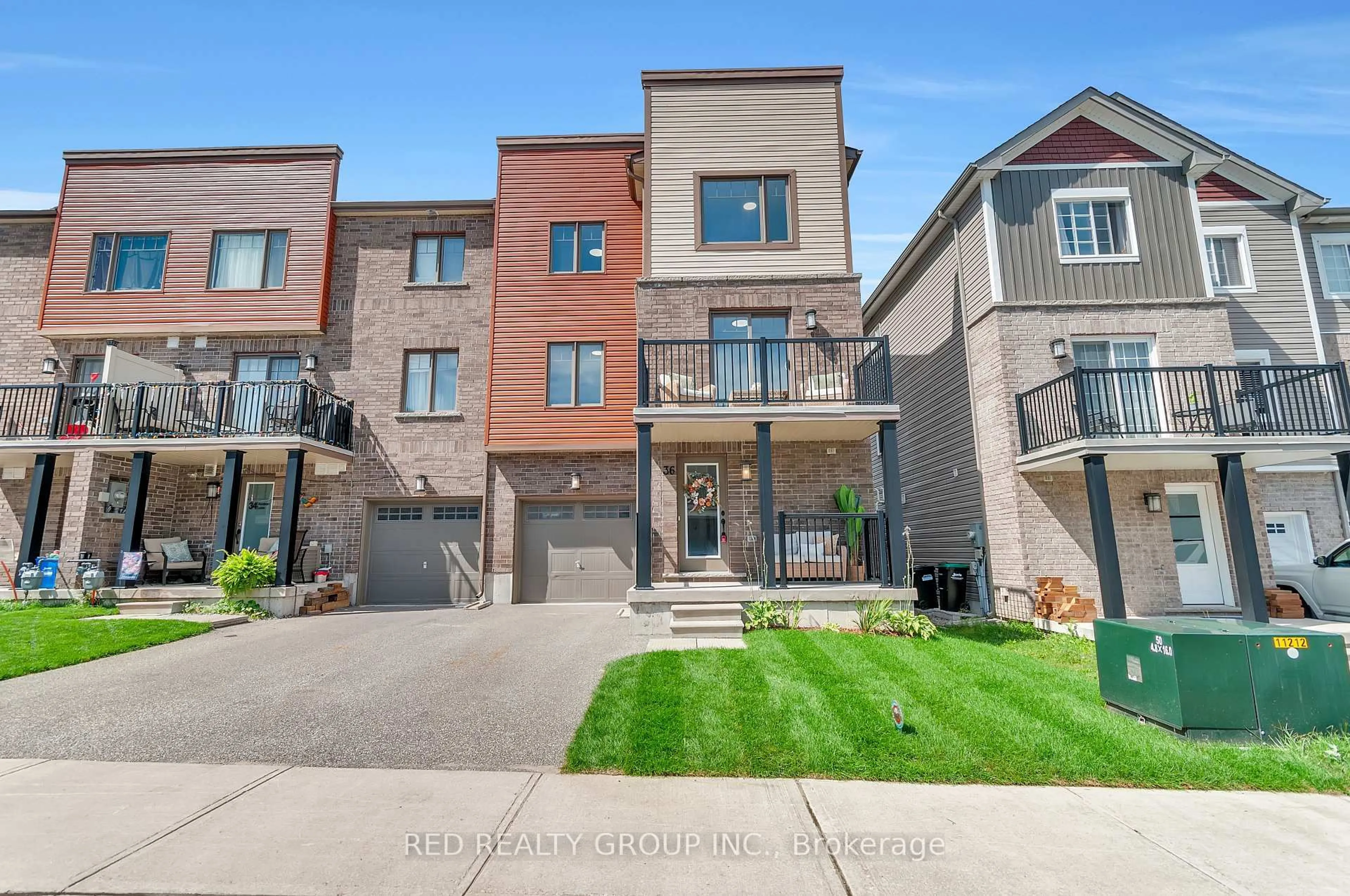 Home with brick exterior material, street for 36 Andean Lane, Barrie Ontario L9J 0J4