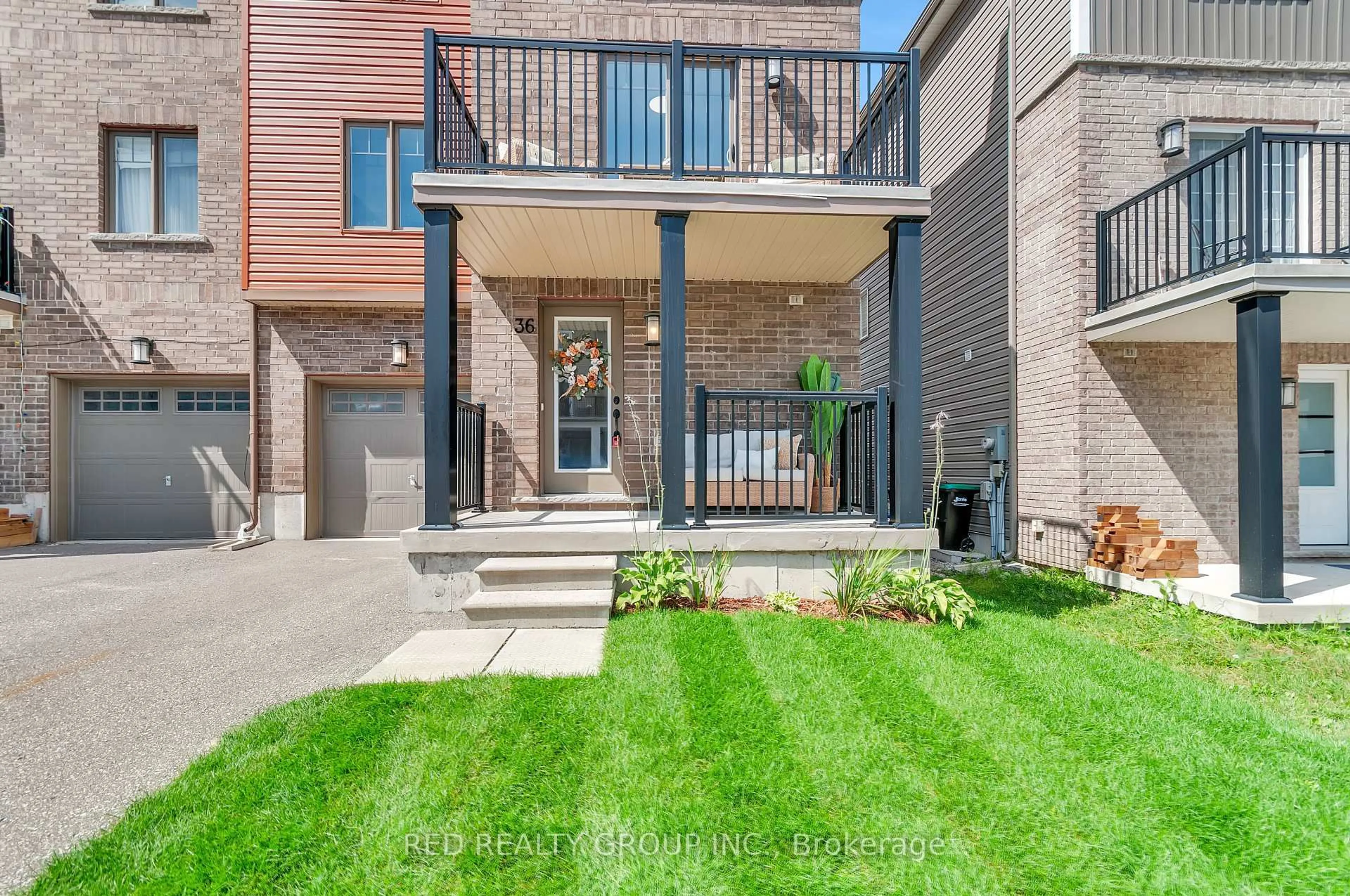 Home with brick exterior material, street for 36 Andean Lane, Barrie Ontario L9J 0J4