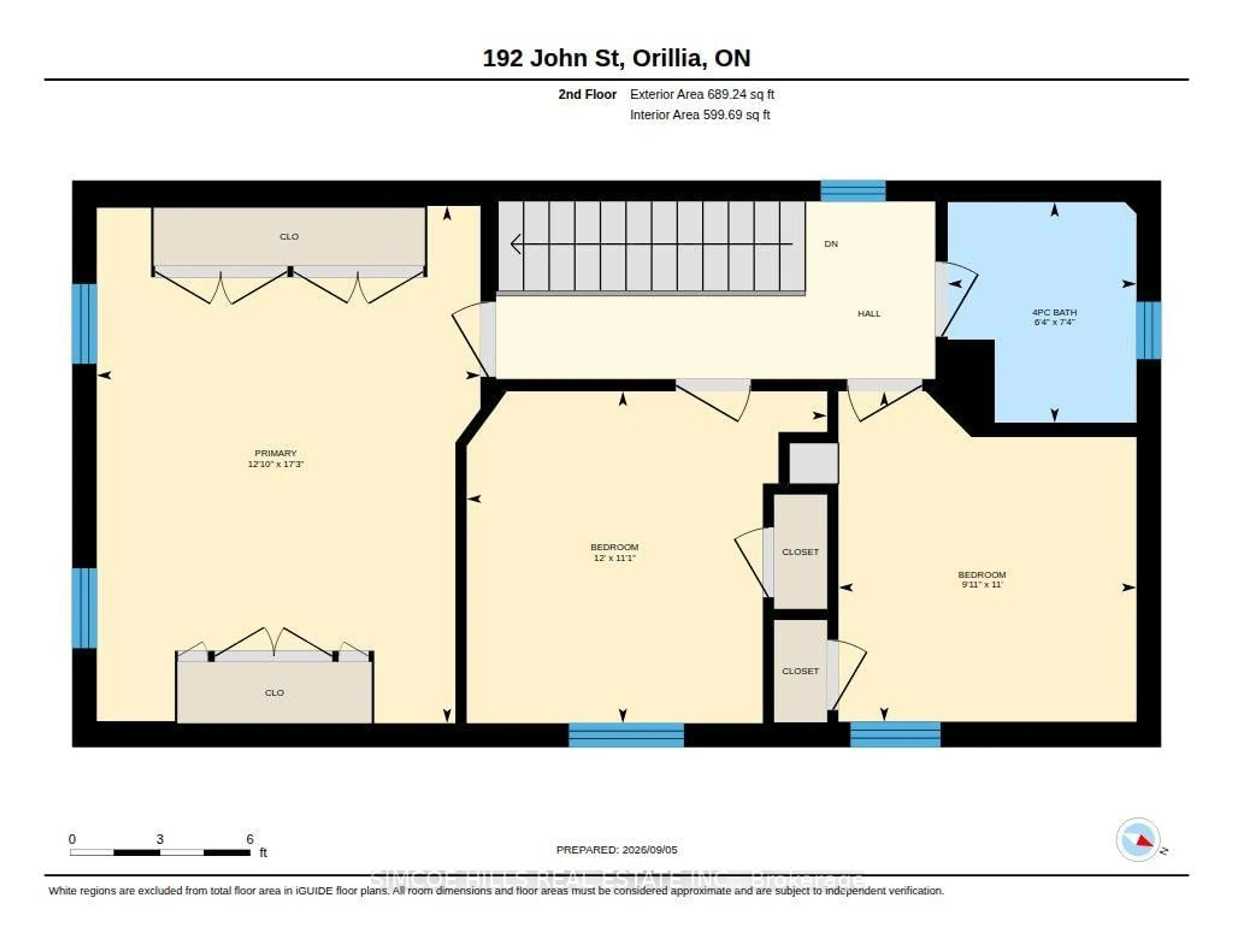 Floor plan for 192 John St, Orillia Ontario L3V 3H7