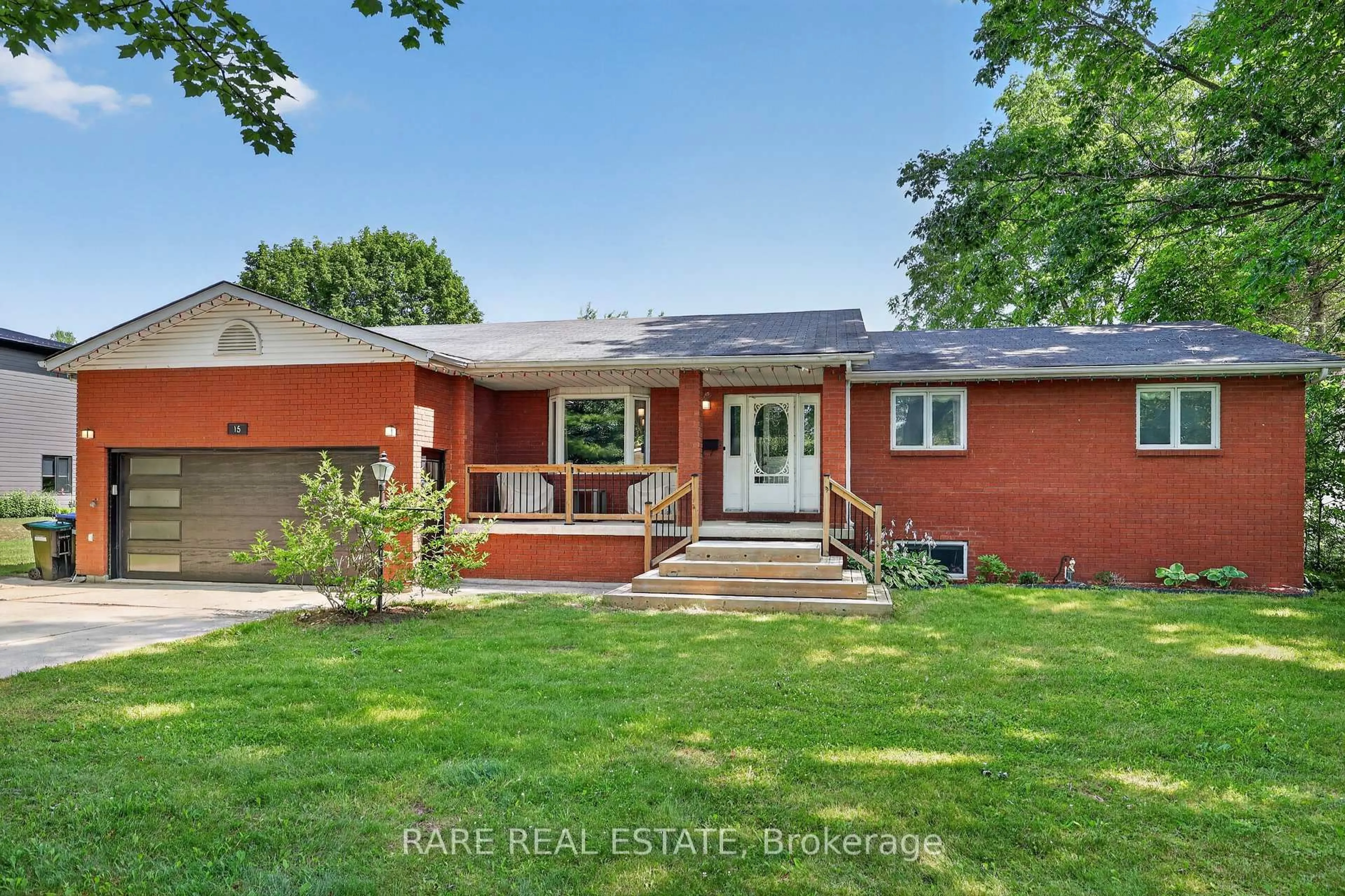 Home with brick exterior material, street for 15 Switzer St, Clearview Ontario L0M 1N0