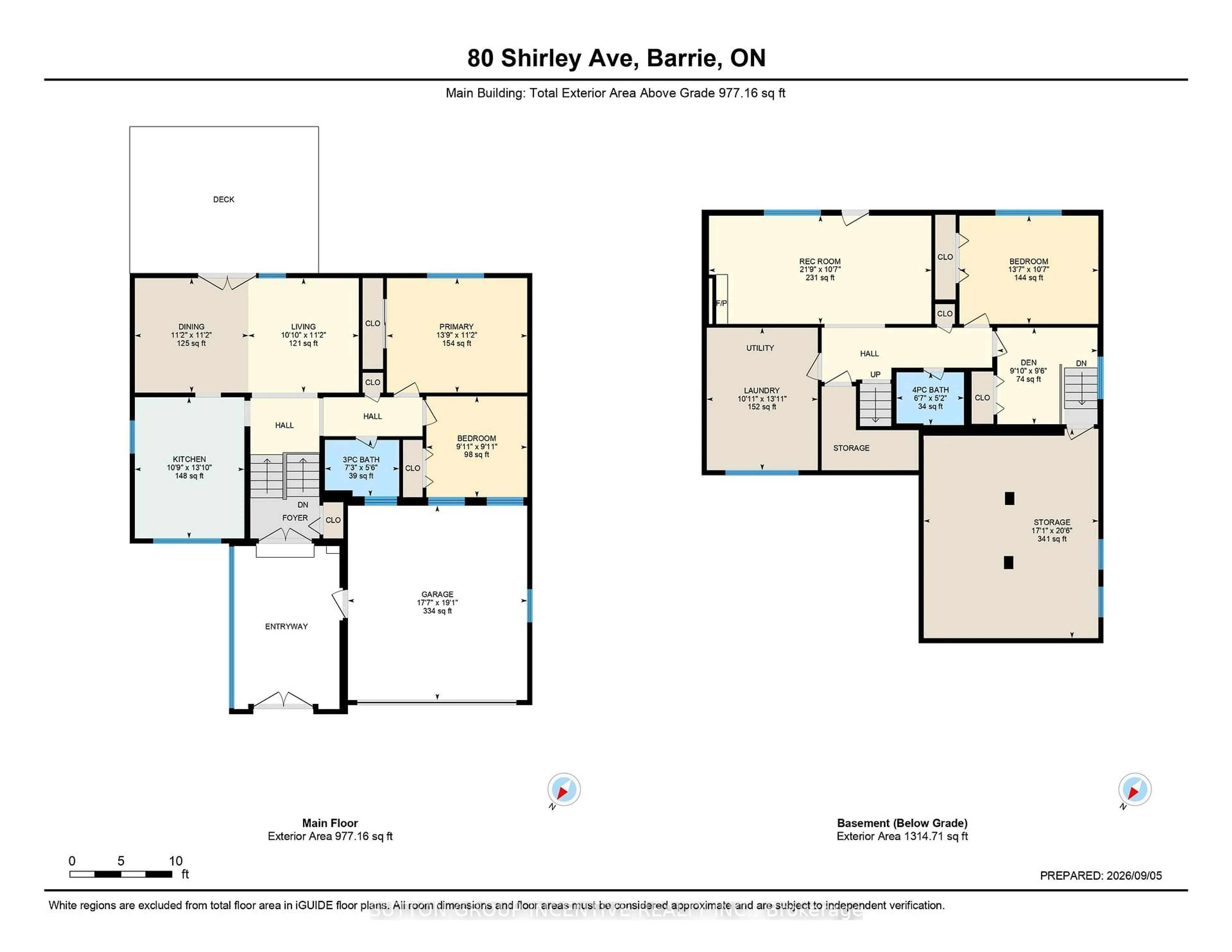 Floor plan for 80 Shirley Ave, Barrie Ontario L4N 1N2