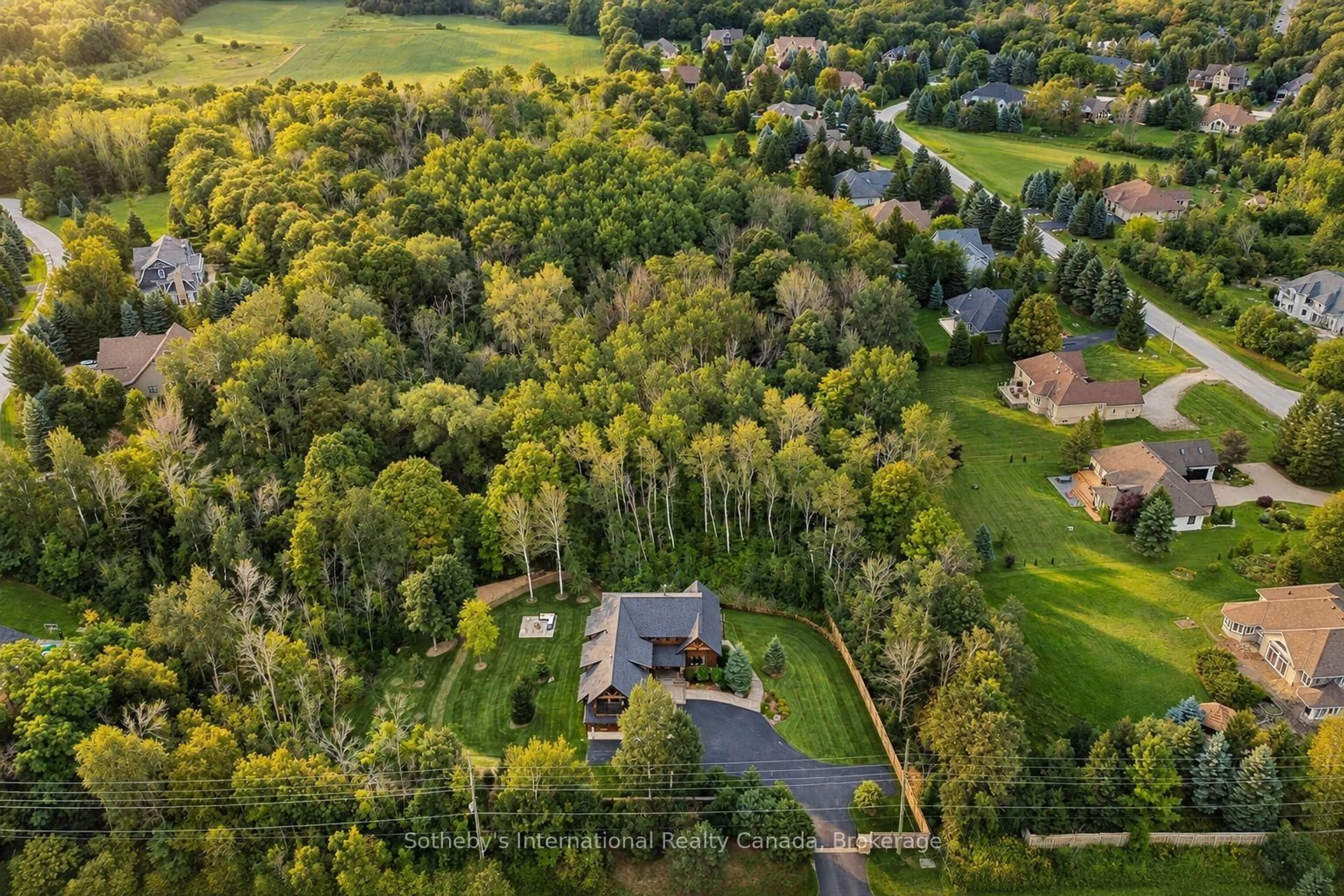 A pic from outside/outdoor area/front of a property/back of a property/a pic from drone, forest/trees view for 133 OSLER BLUFF Rd, Collingwood Ontario L9Y 0W4