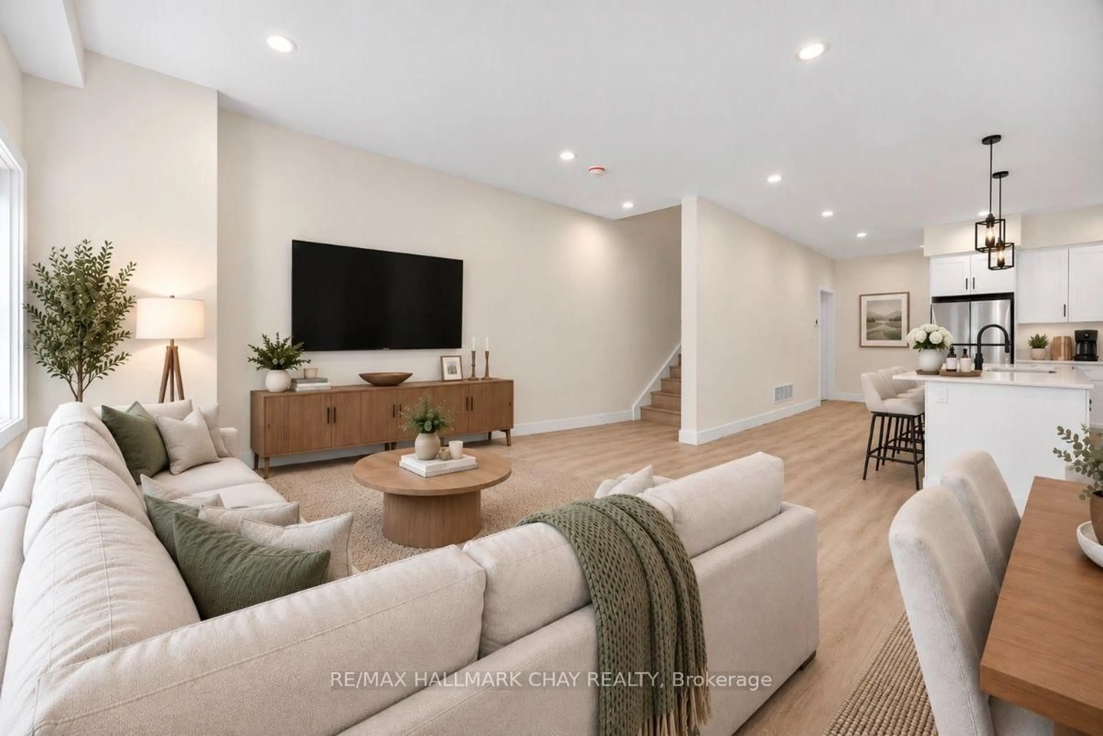 Living room with furniture, unknown for 28 rose Ave, Orillia Ontario L3V 2N7