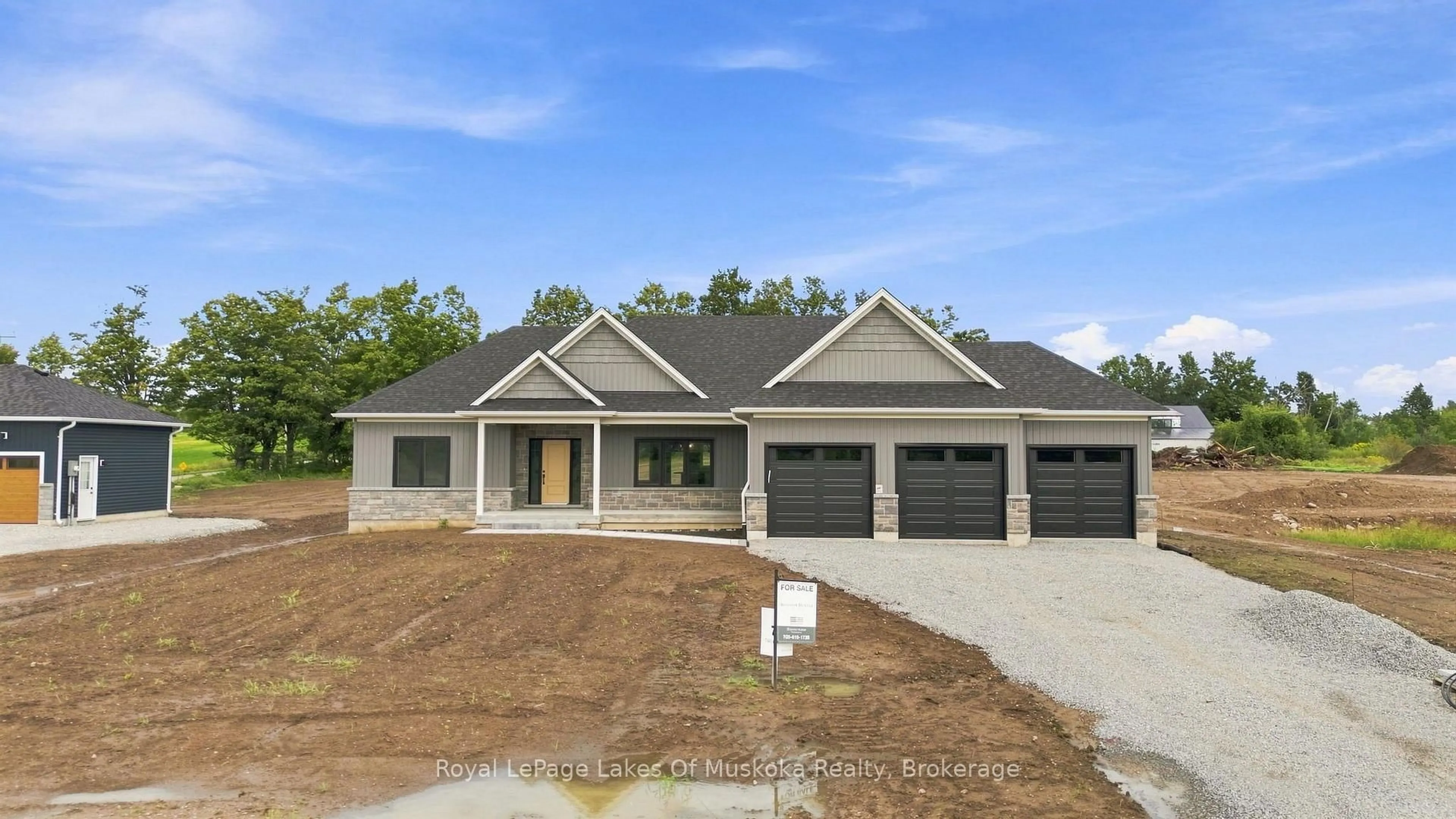 Home with brick exterior material, street for 3 Meadow Acres Rd, Oro-Medonte Ontario L0K 2G1