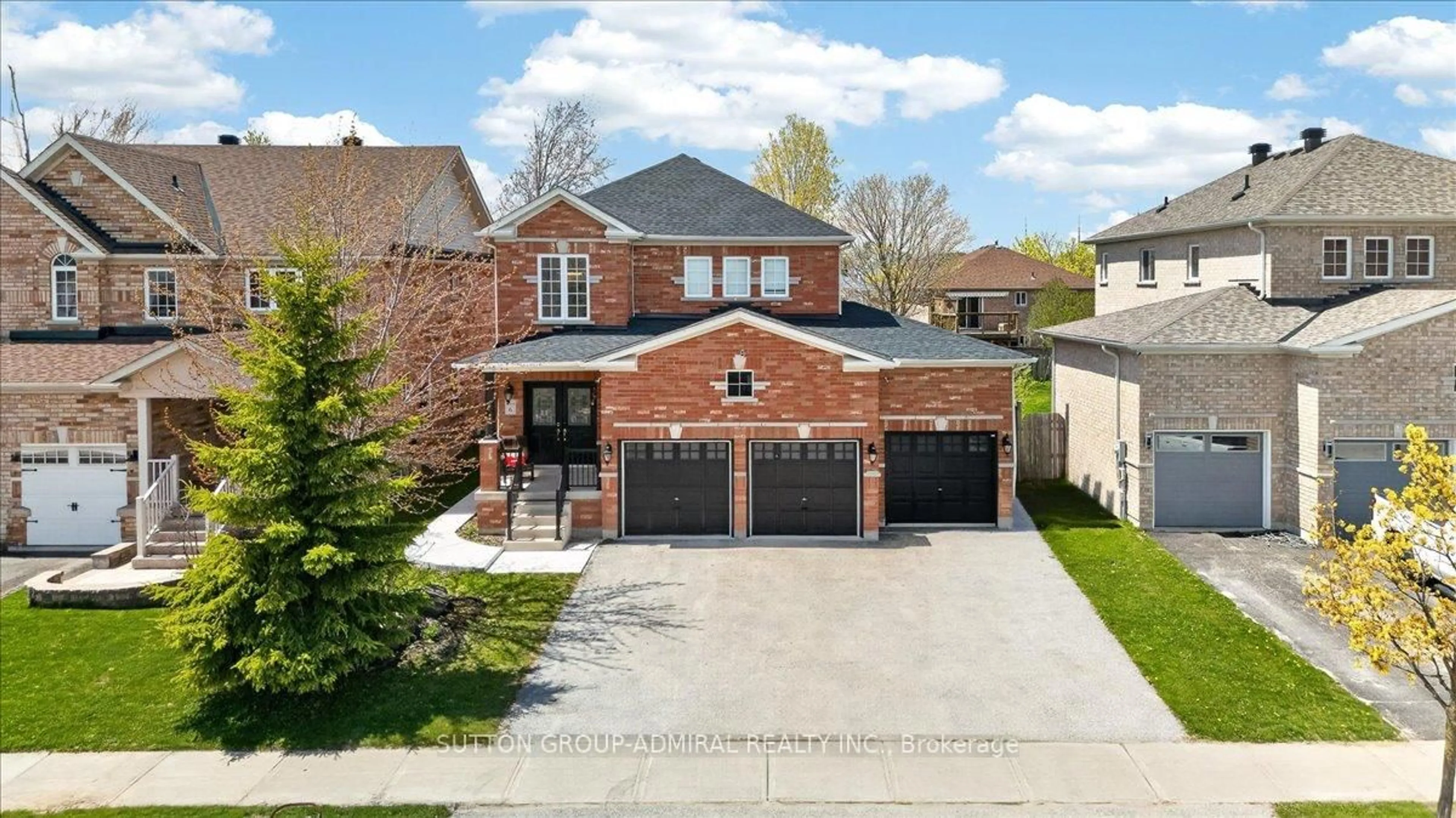 Home with brick exterior material, street for 6 White Cres, Barrie Ontario L4N 7M1