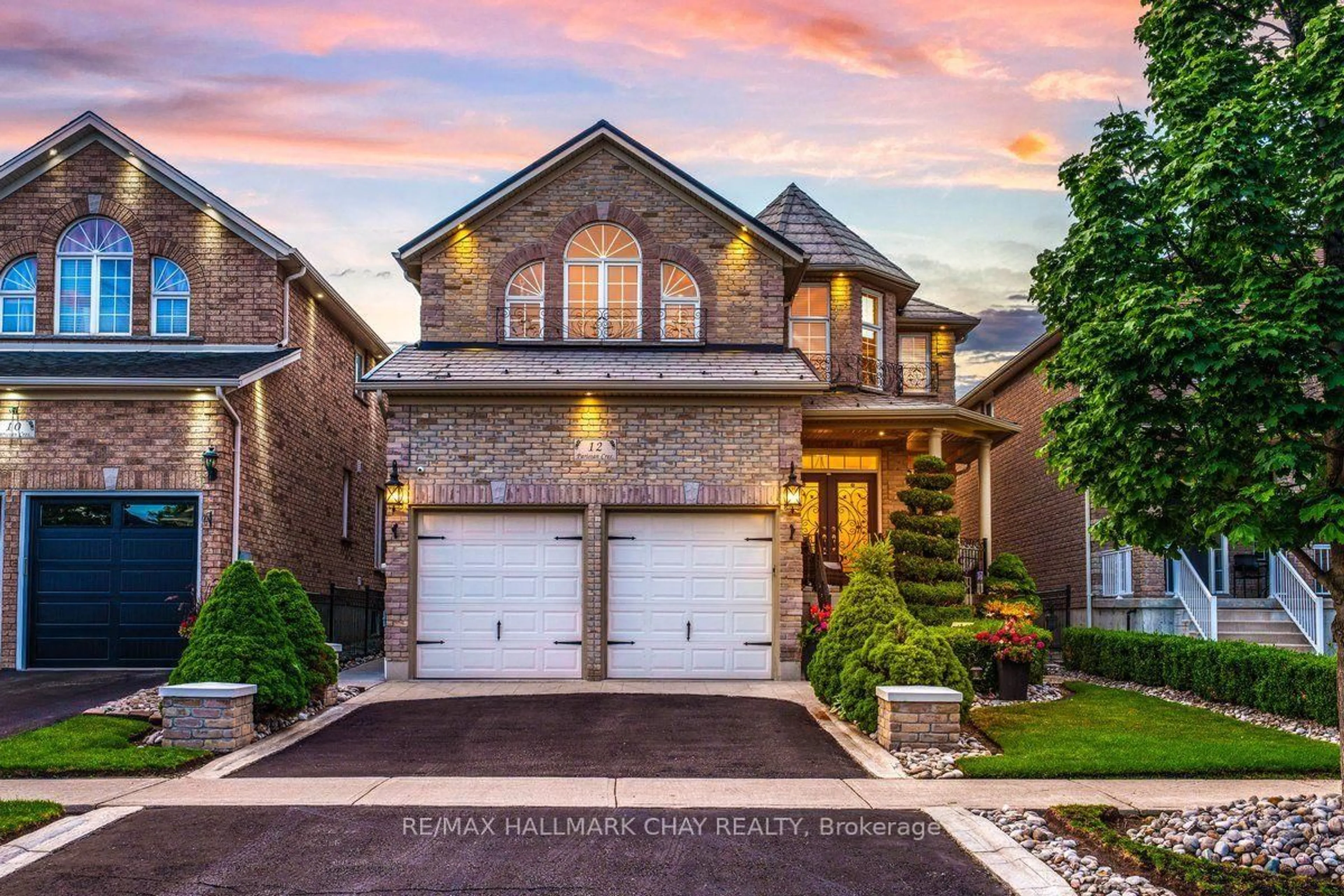 Home with brick exterior material, street for 12 Parisian Cres, Barrie Ontario L4N 0Y9