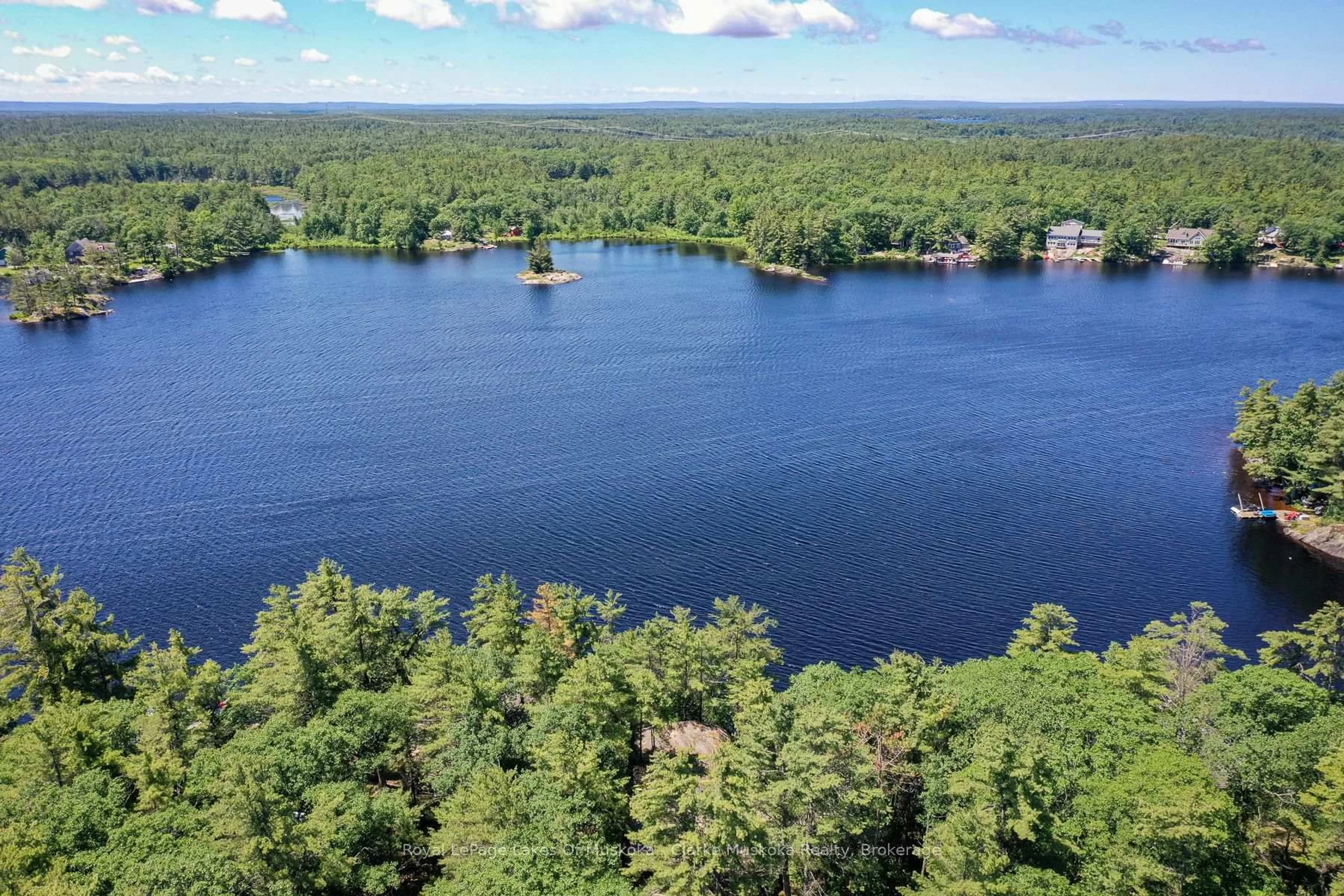 A pic from outside/outdoor area/front of a property/back of a property/a pic from drone, water/lake/river/ocean view for 4292 Graham Rd, Severn Ontario L0K 1E0