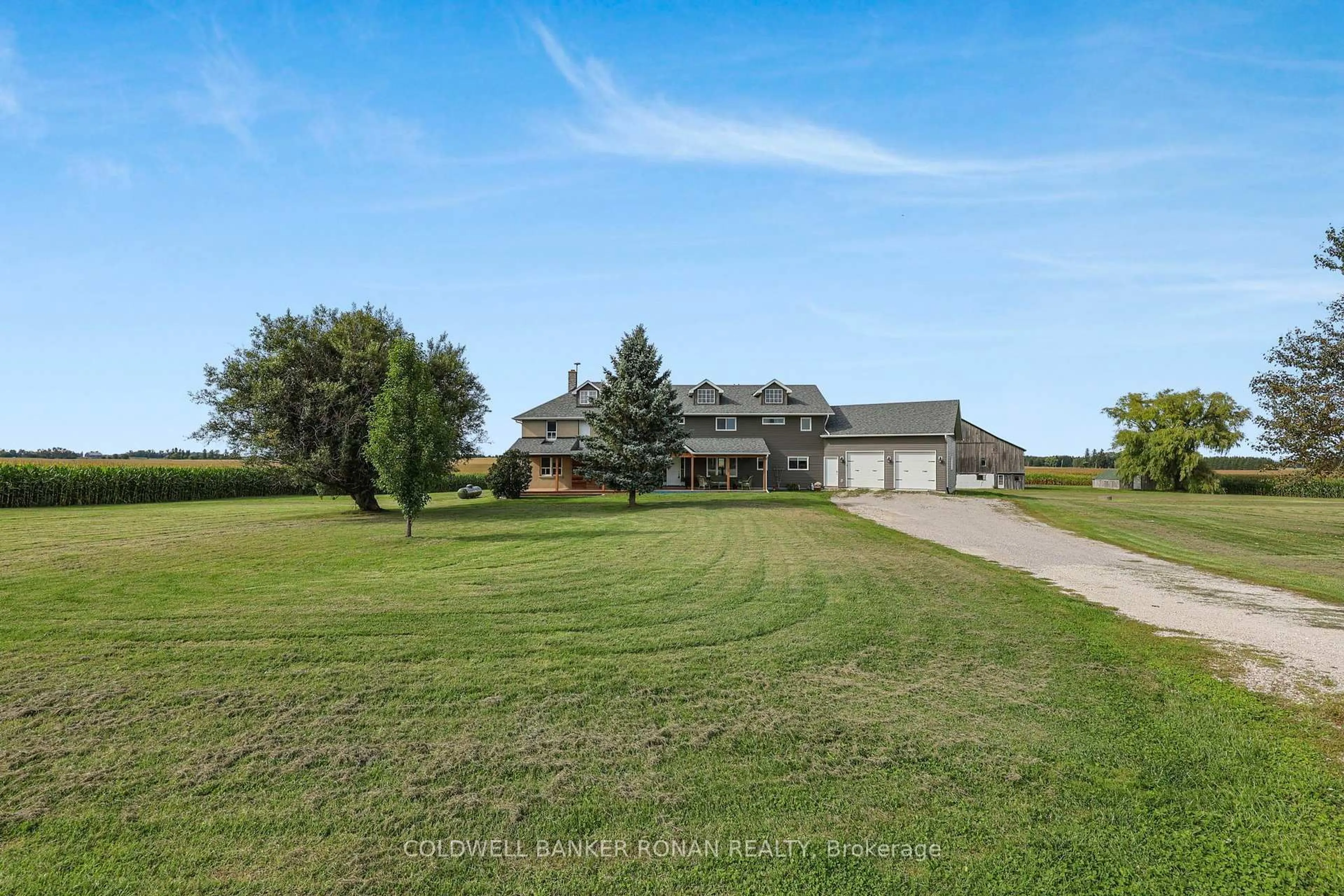 A pic from outside/outdoor area/front of a property/back of a property/a pic from drone, unknown for 4542 Concession Road 6 Sunnidale, Clearview Ontario L0M 1N0