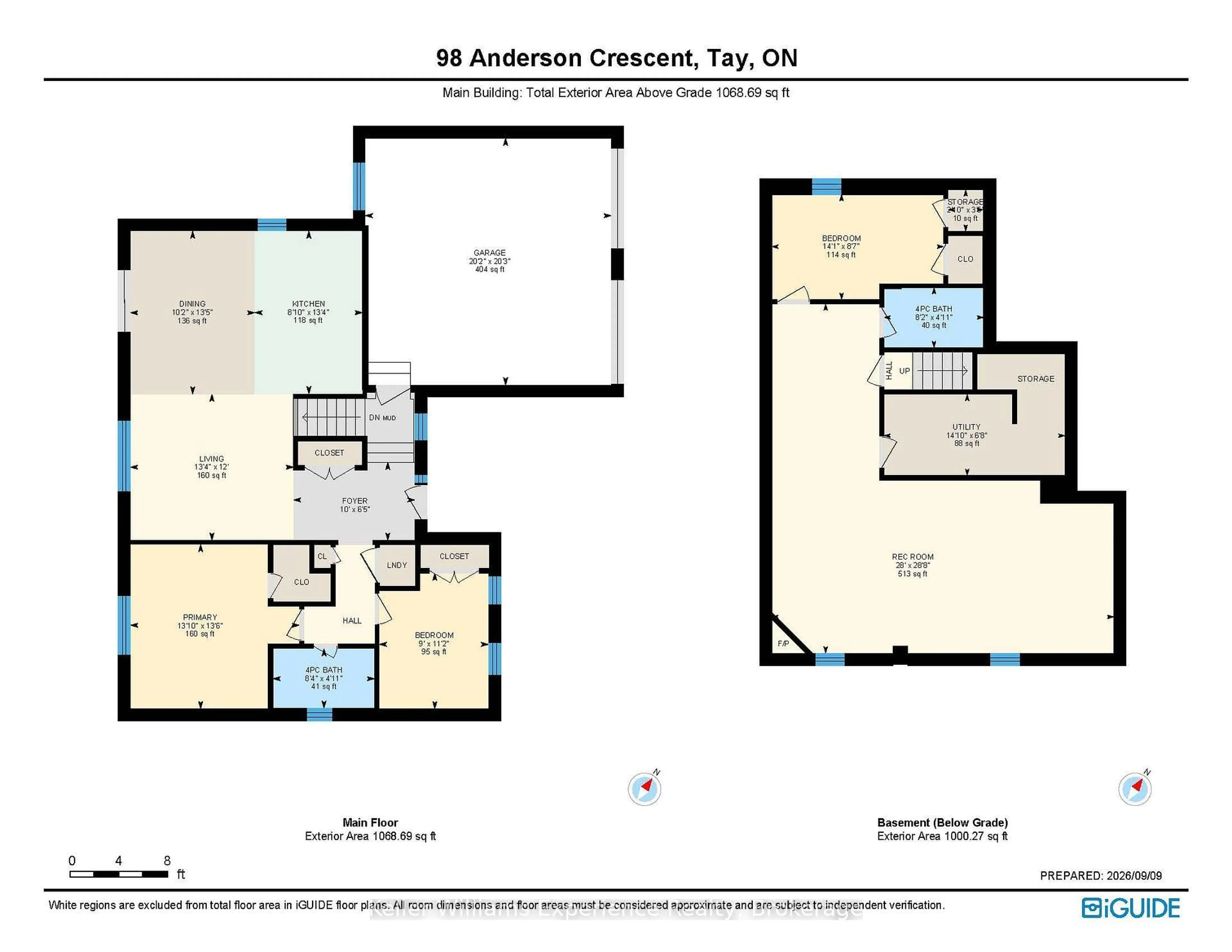Floor plan for 98 Anderson Cres, Tay Ontario L0K 2A0