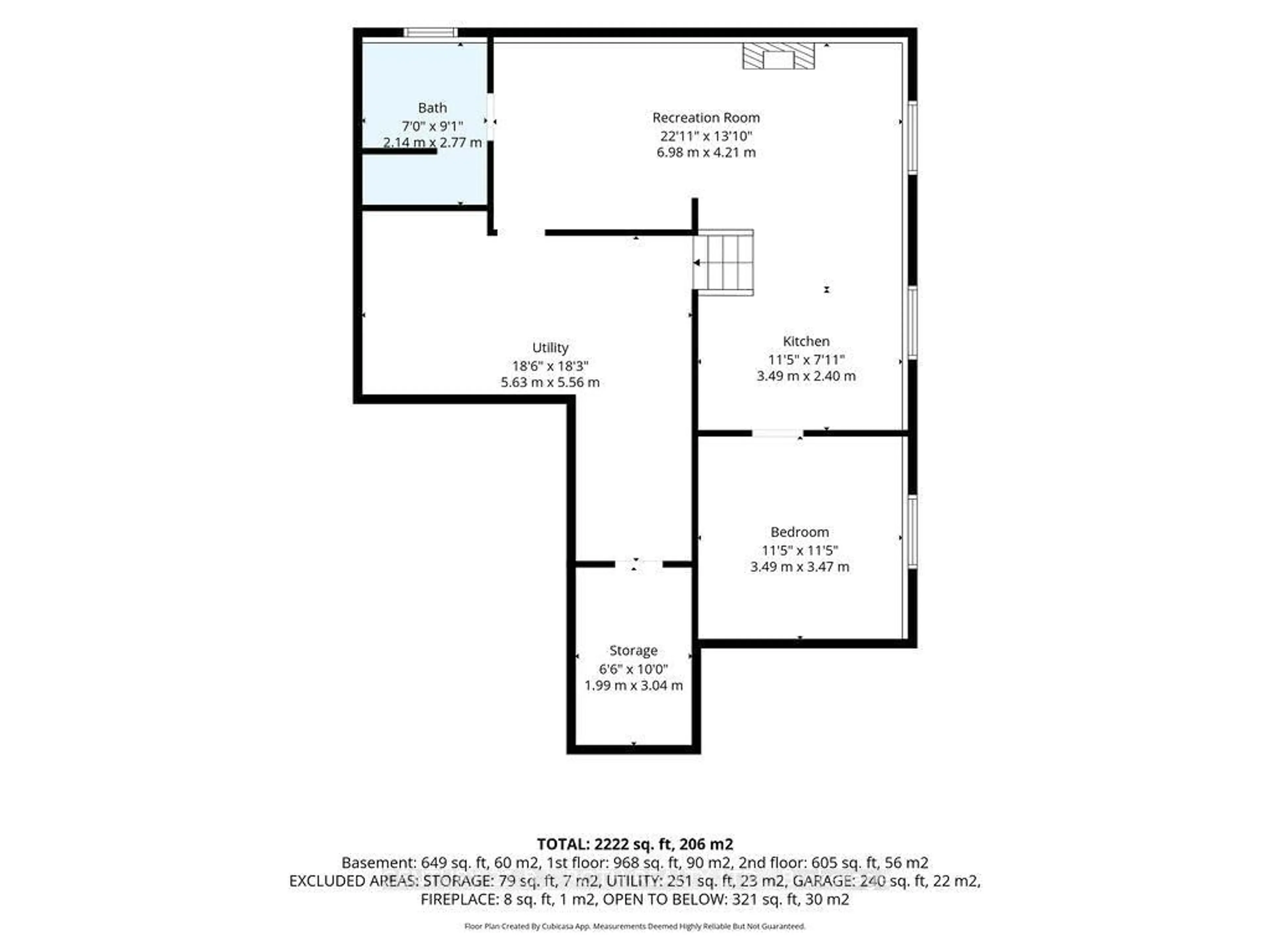 Floor plan for 377 MARY St, Orillia Ontario L3V 3G2