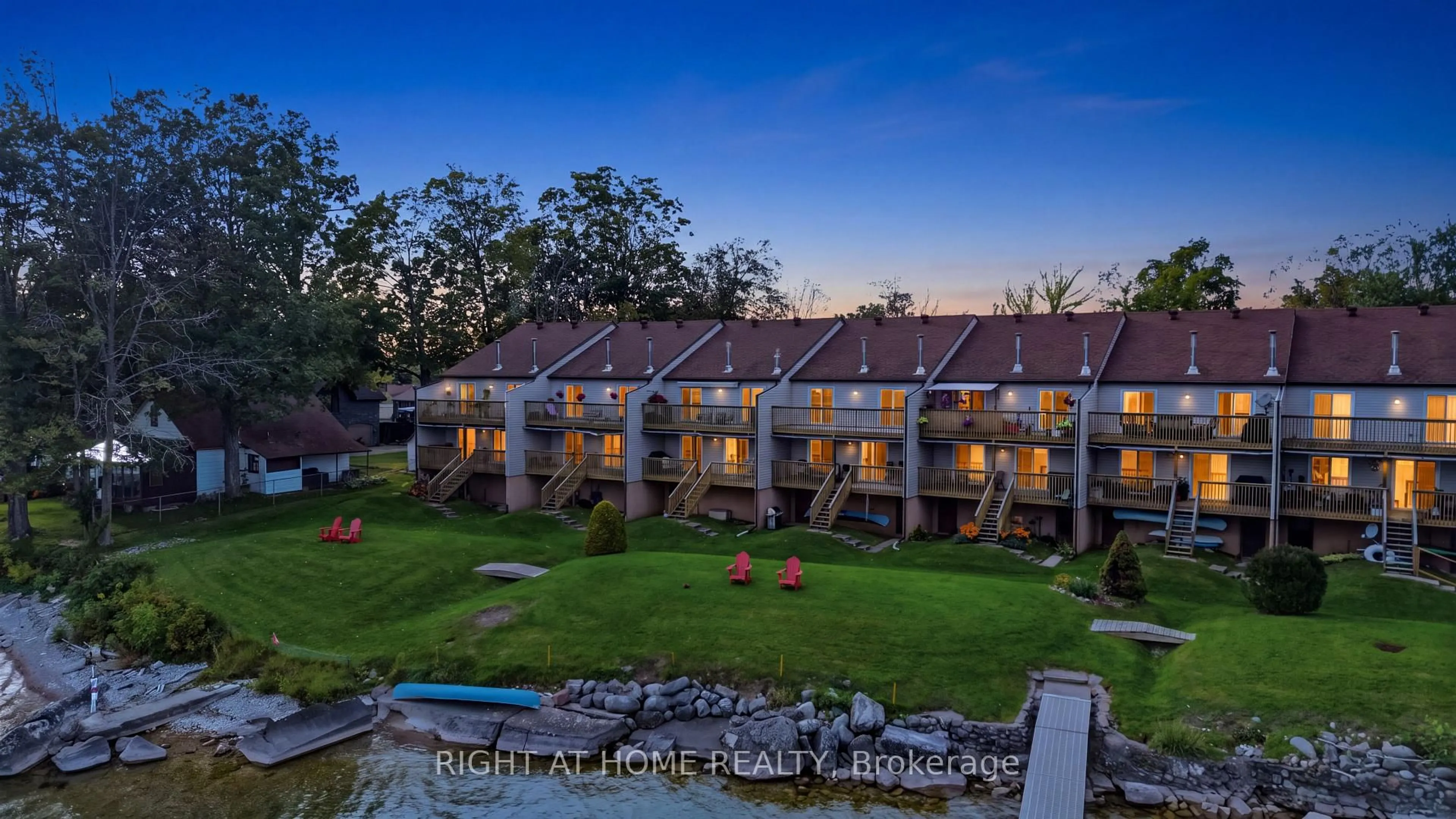 A pic from outside/outdoor area/front of a property/back of a property/a pic from drone, building for 43 Olive Cres #103, Orillia Ontario L3V 7M8