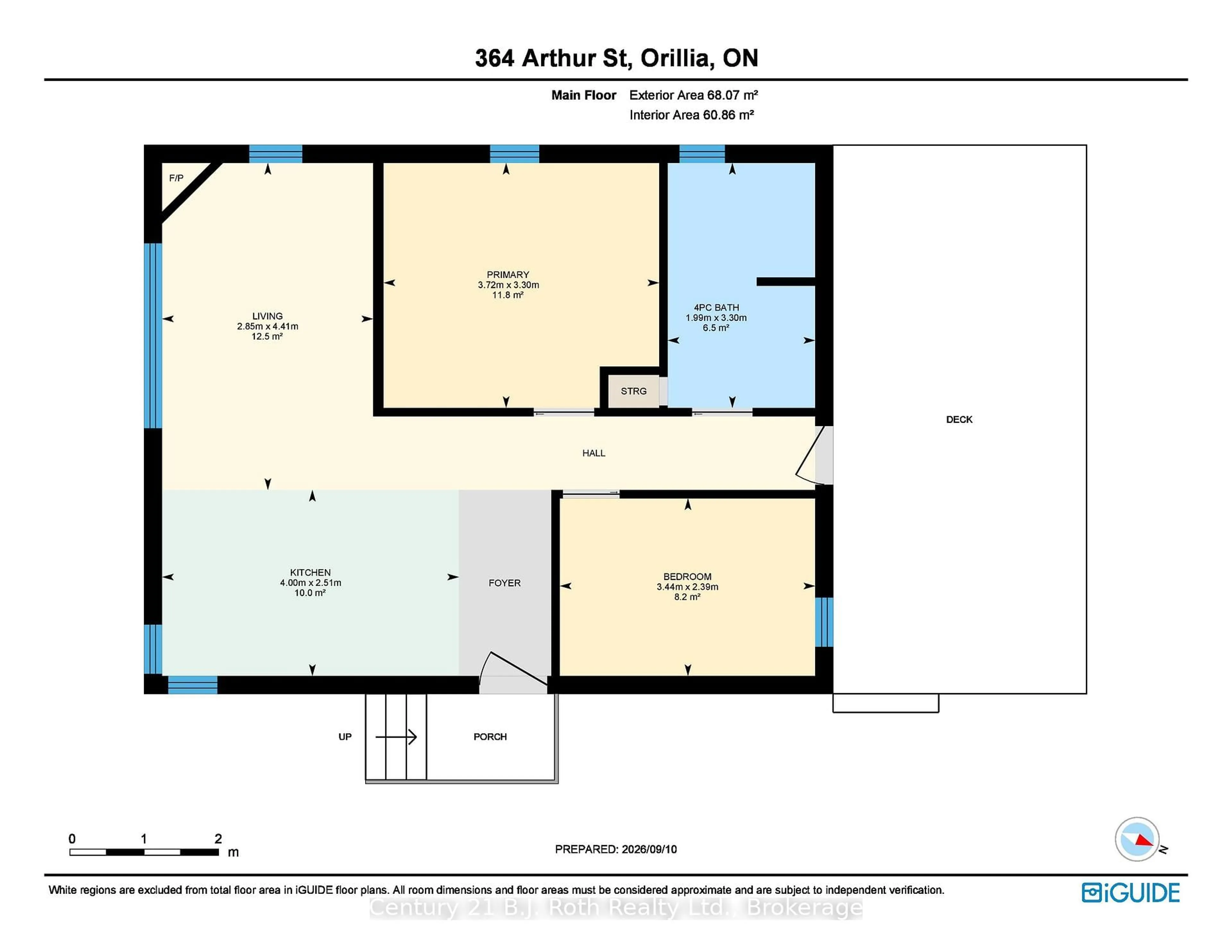 Floor plan for 364 Arthur St, Orillia Ontario L3V 3M8