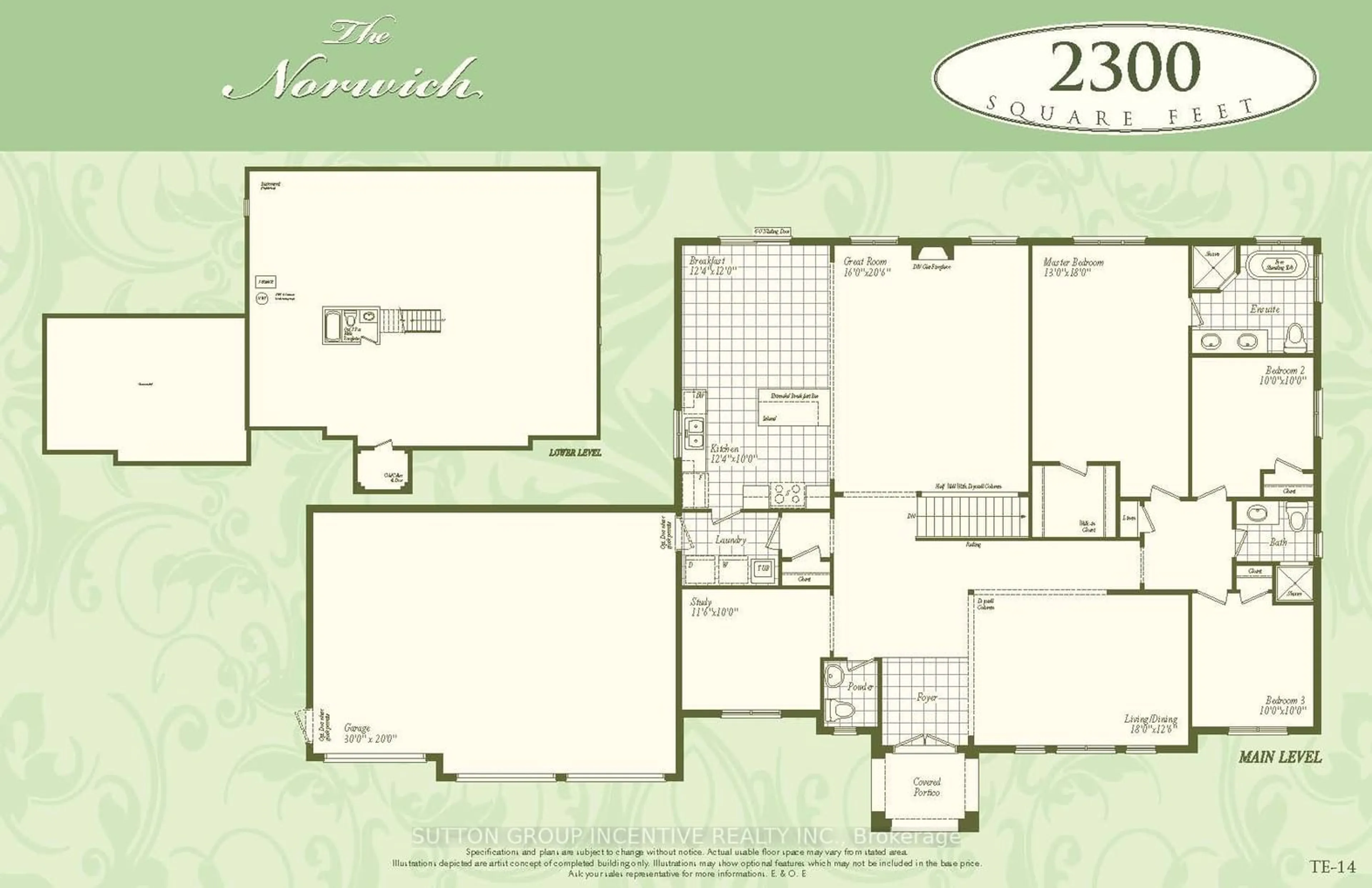 Floor plan for Lot 4 Cottonwood St, Springwater Ontario L0L 1Y2