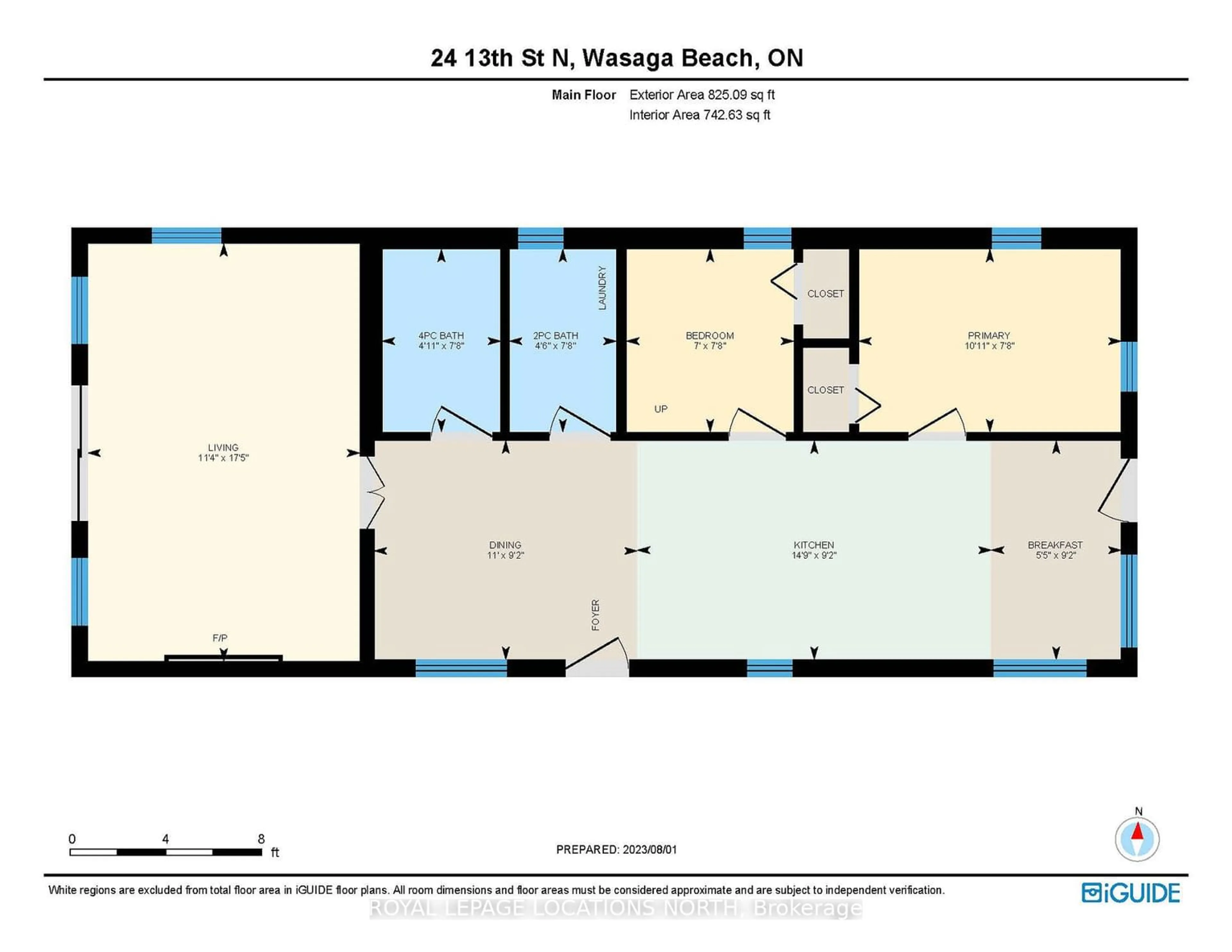 Floor plan for 24 13th St, Wasaga Beach Ontario L9Z 2J9