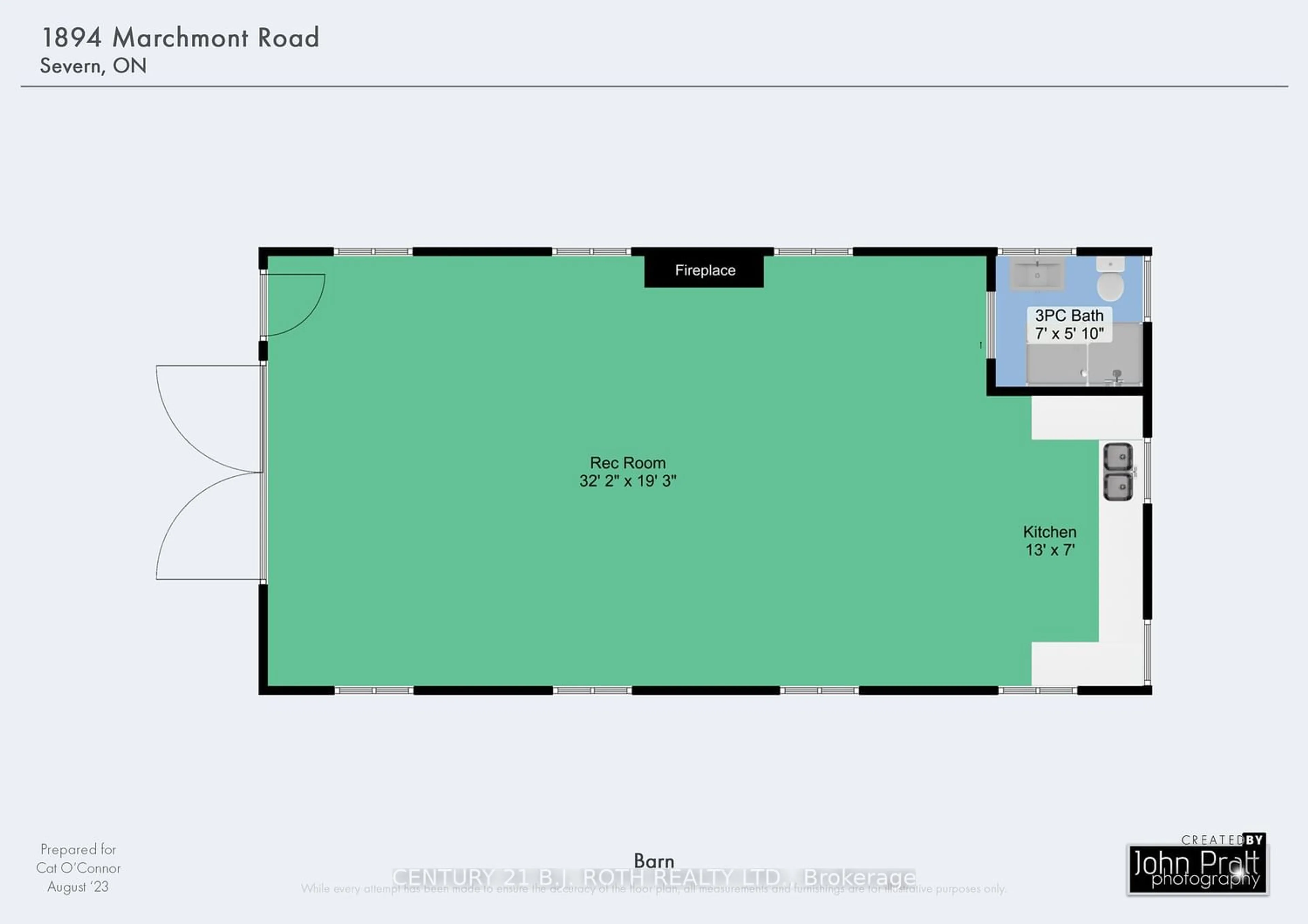 Floor plan for 1894 Marchmont Rd, Severn Ontario L3V 6H2