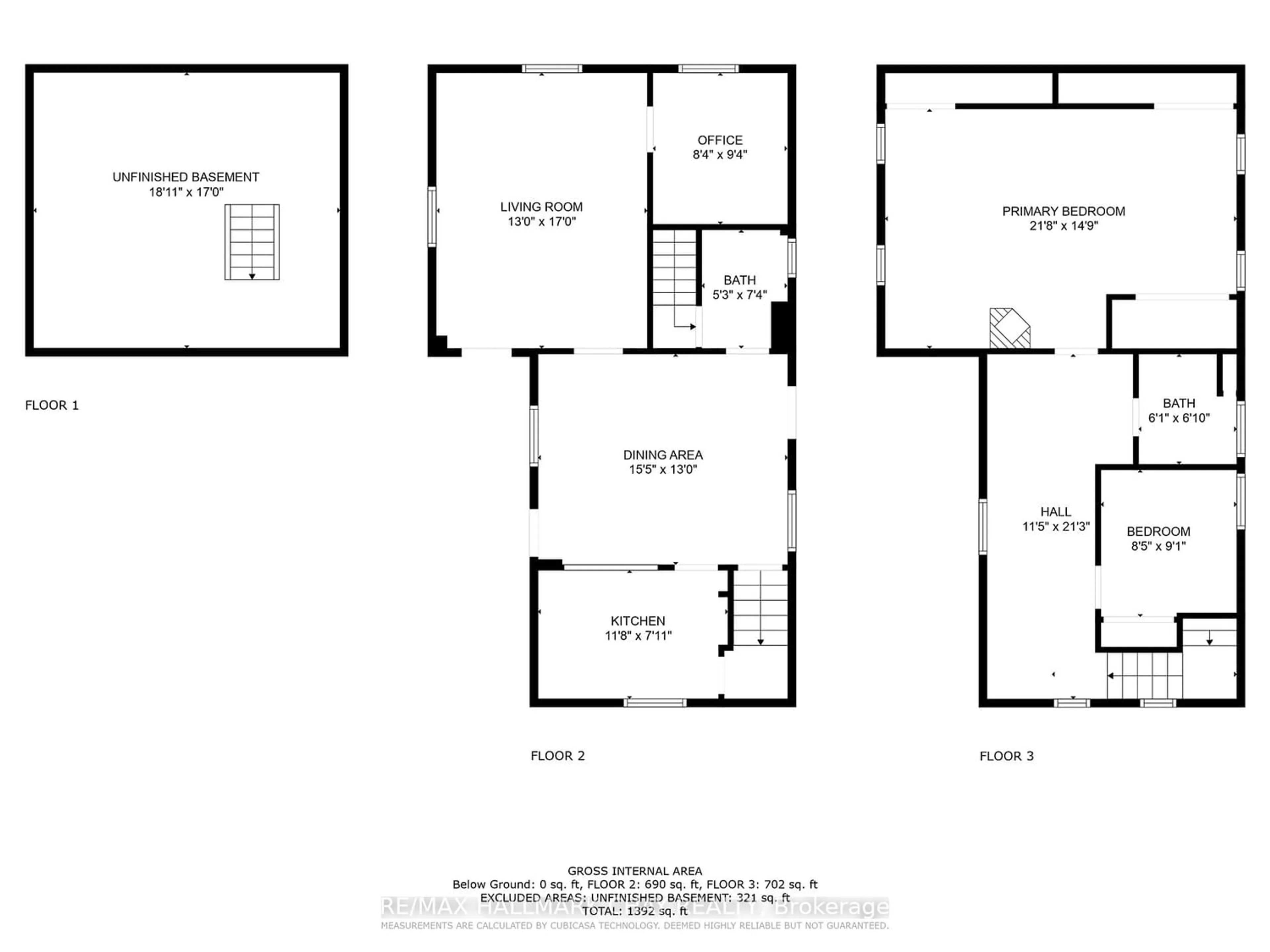 Floor plan for 929 Yonge St, Barrie Ontario L9J 0E9