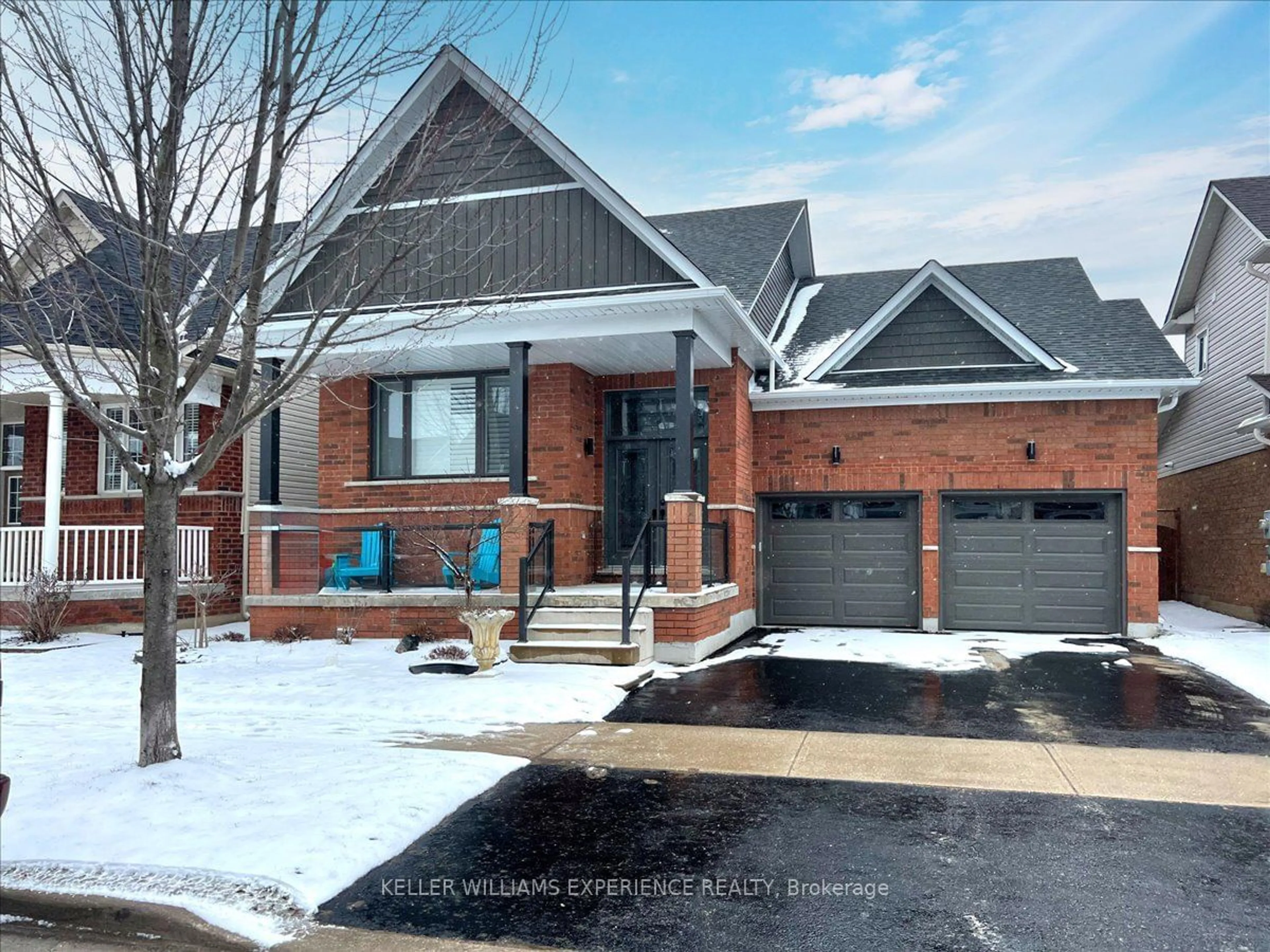 Home with brick exterior material for 27 Counsellor Terr, Barrie Ontario L4M 7H1