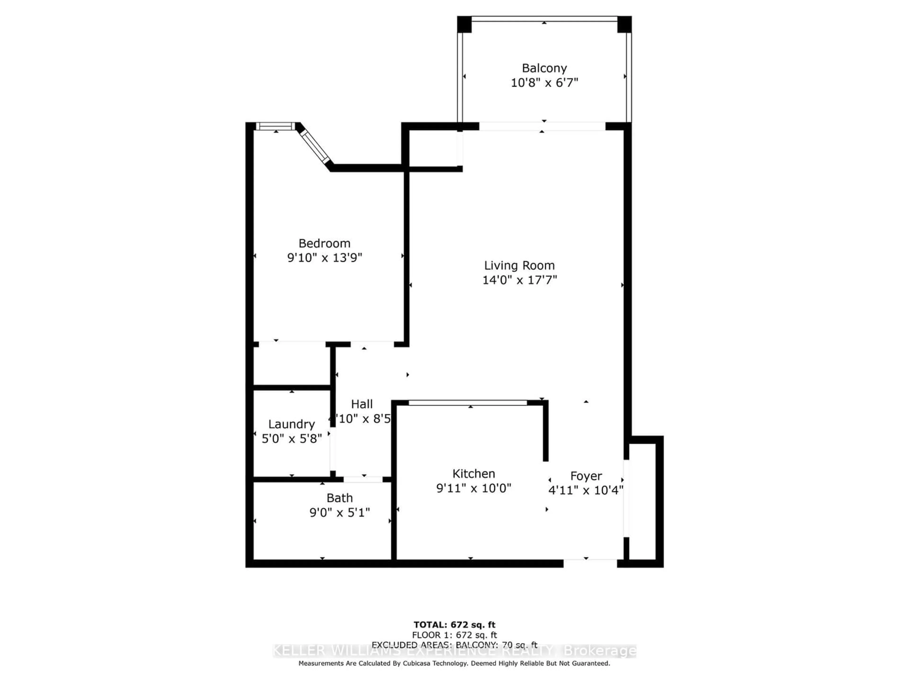 Floor plan for 19B Yonge St #103, Springwater Ontario L0L 1P0