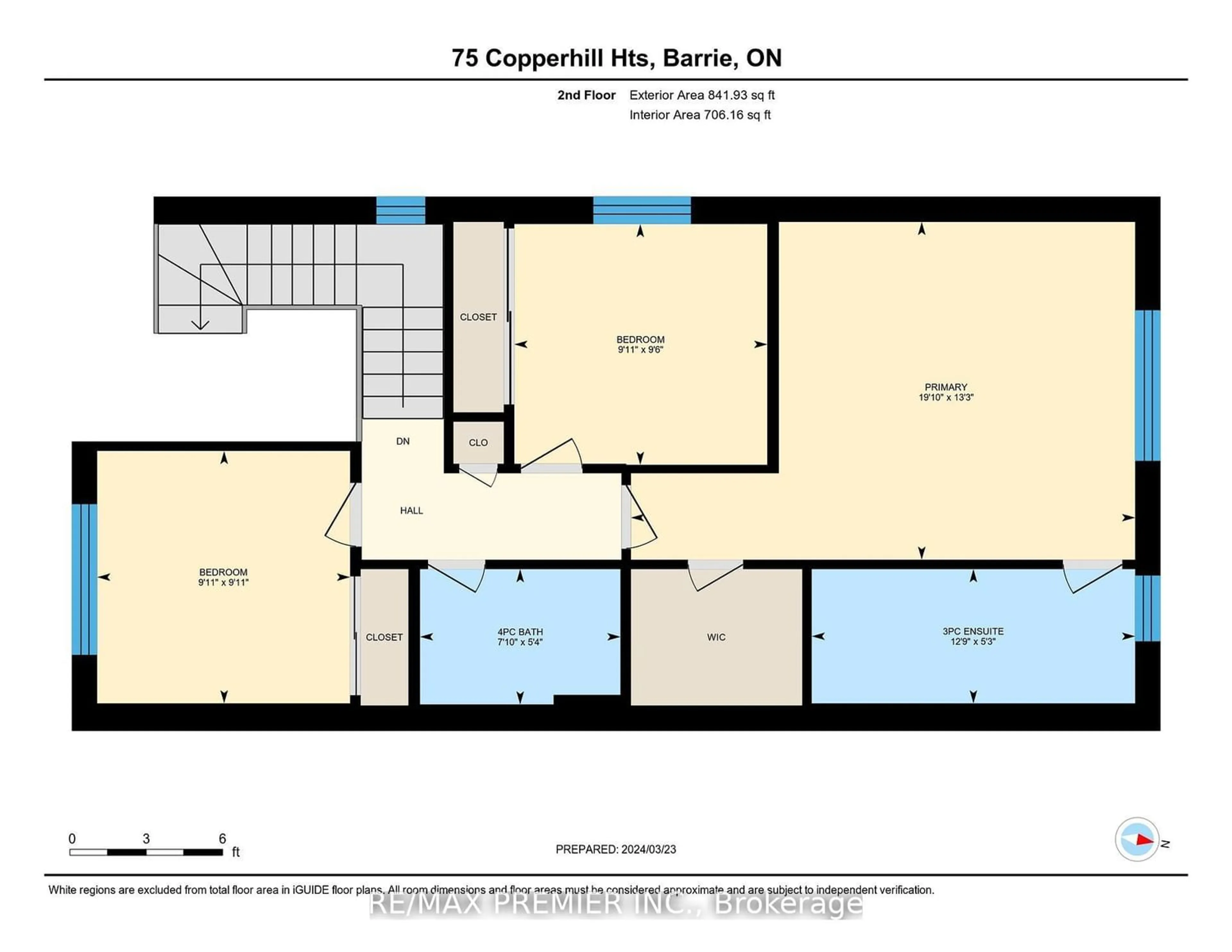Floor plan for 75 Copperhill Hts, Barrie Ontario L9J 0L1