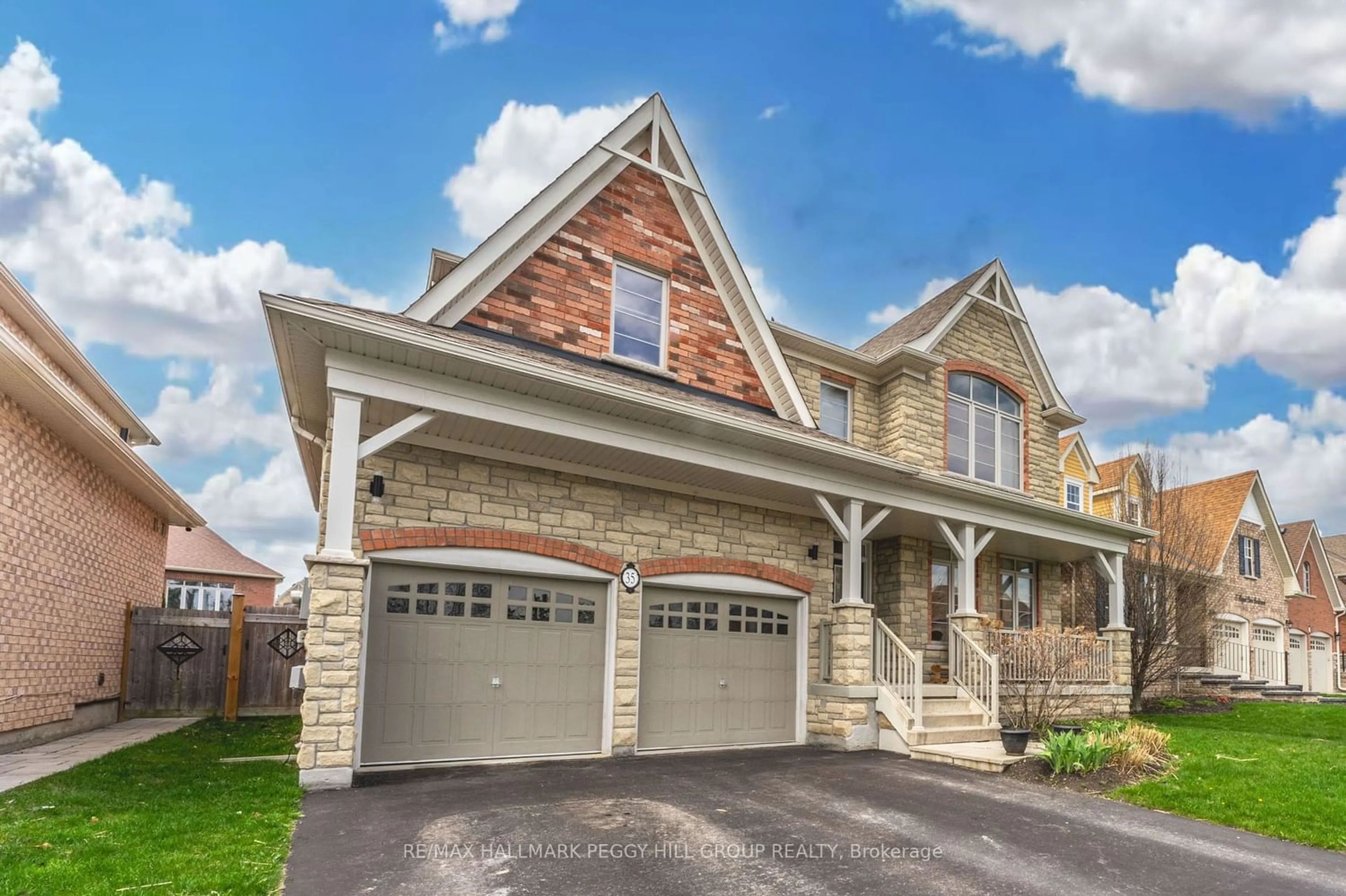 Home with brick exterior material for 35 Royal Park Blvd, Barrie Ontario L4N 6M8