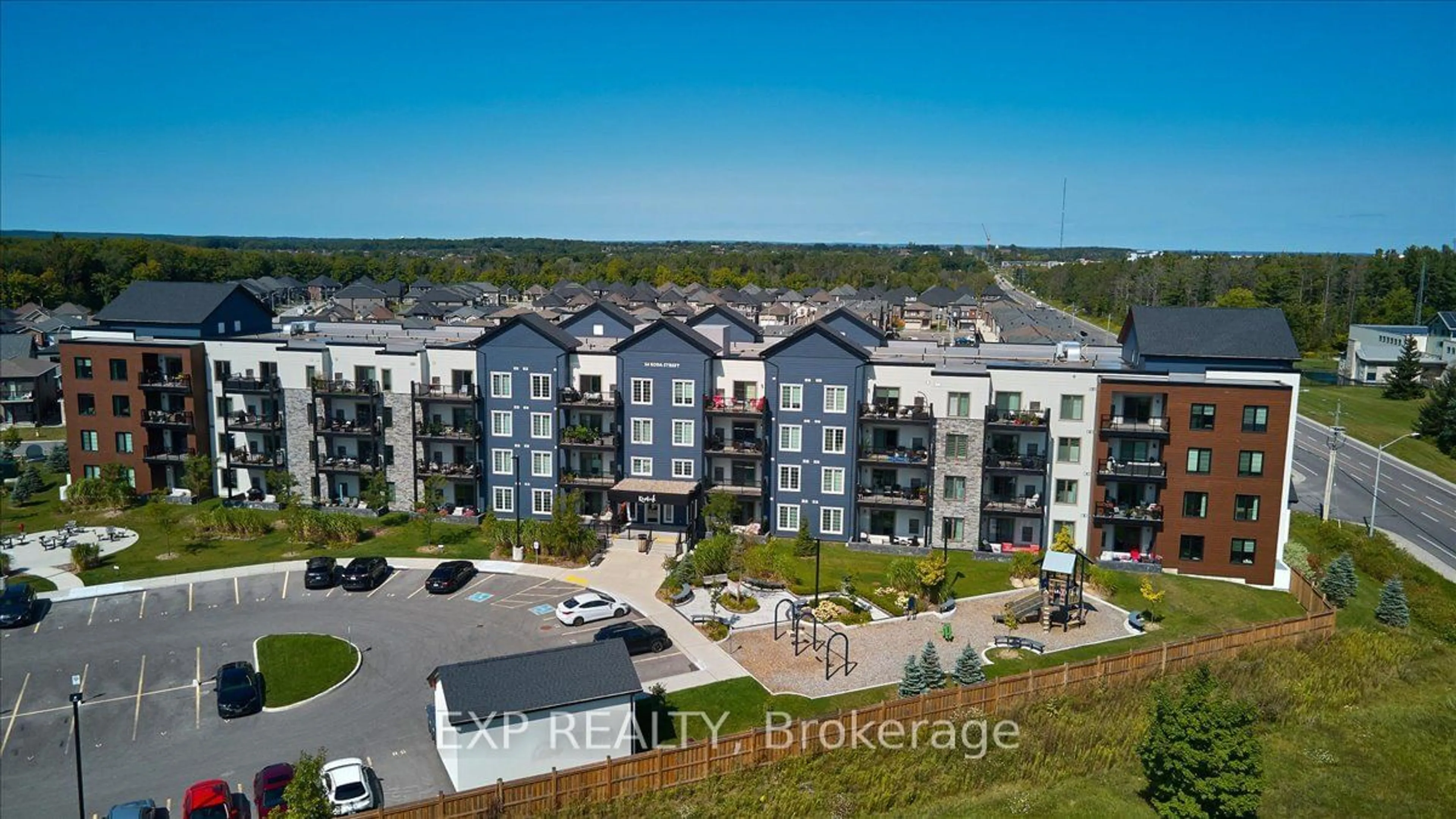 A pic from exterior of the house or condo for 54 Koda St #303, Barrie Ontario L9J 0J6