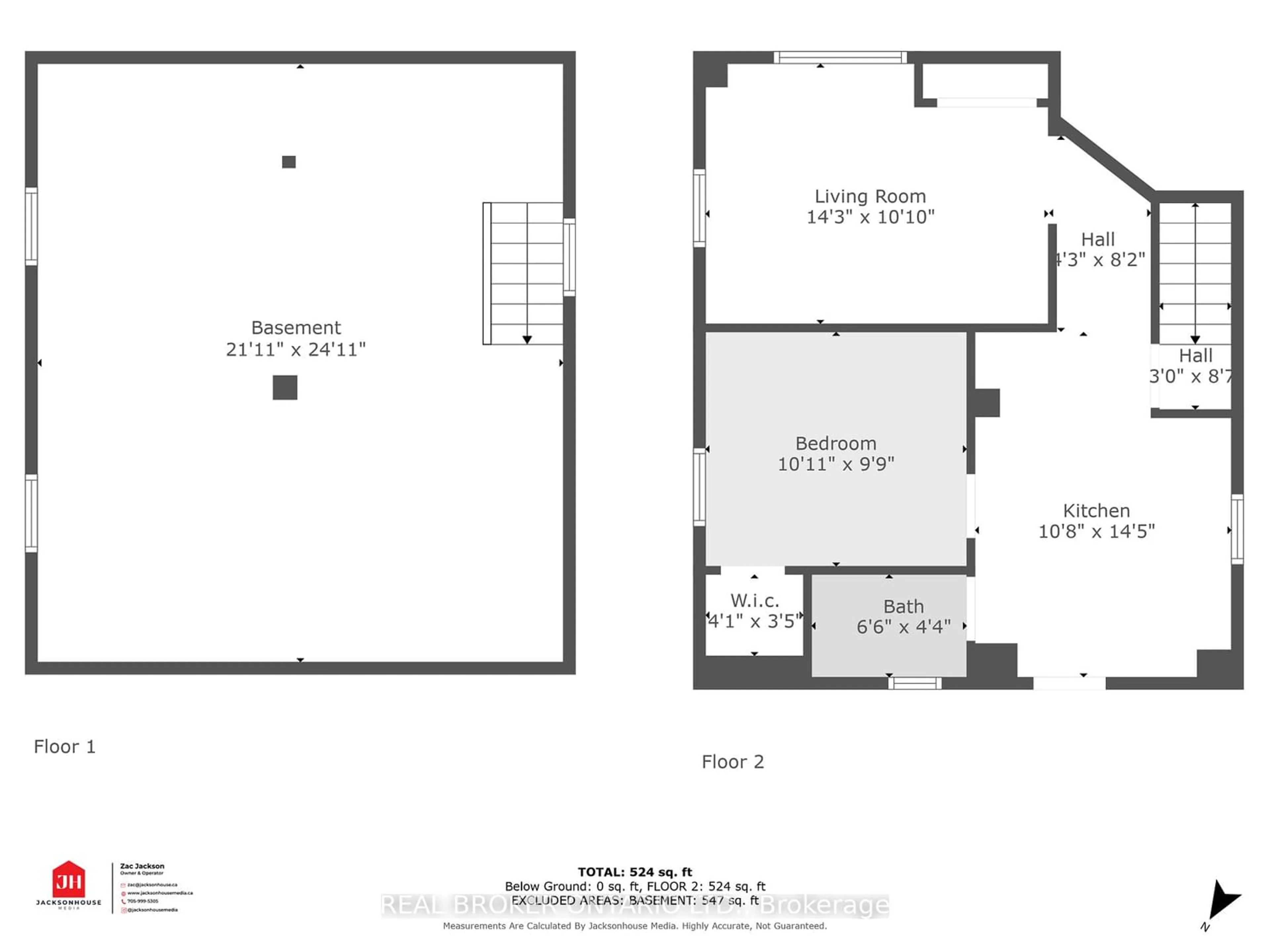 Floor plan for 44 Colborne St, Orillia Ontario L3V 2Y4