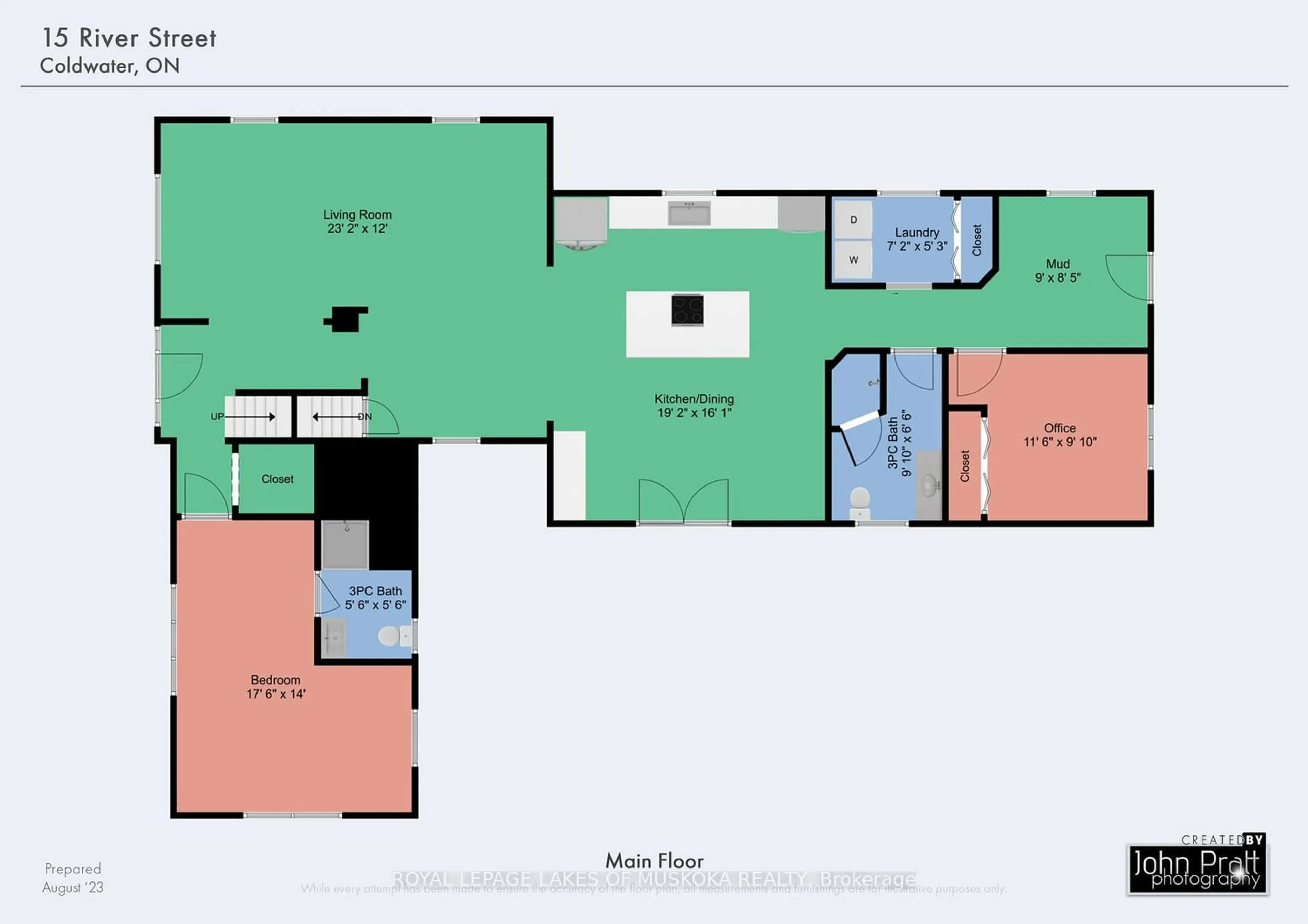 Floor plan for 15 River St, Severn Ontario L0K 1E0