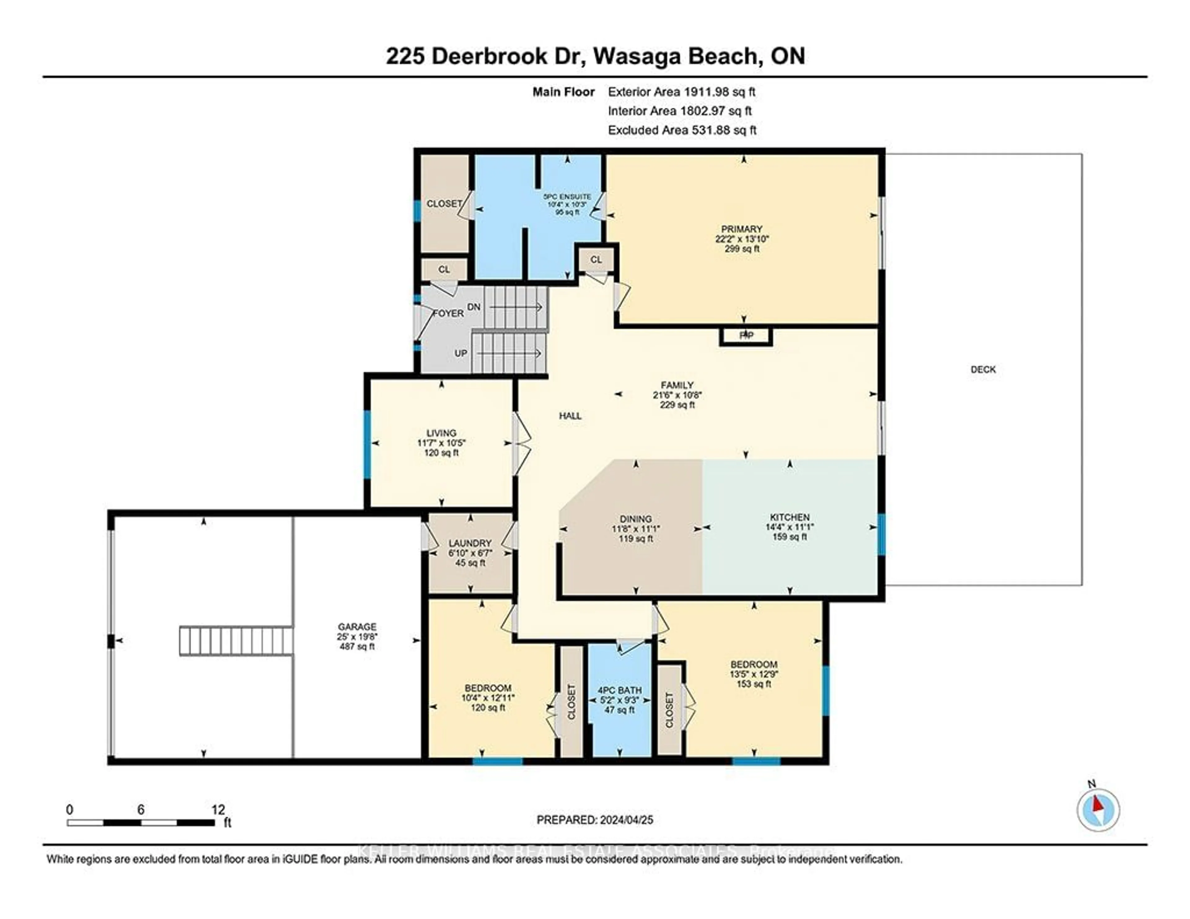 Floor plan for 225 Deerbrook Dr, Wasaga Beach Ontario L9Z 2M9