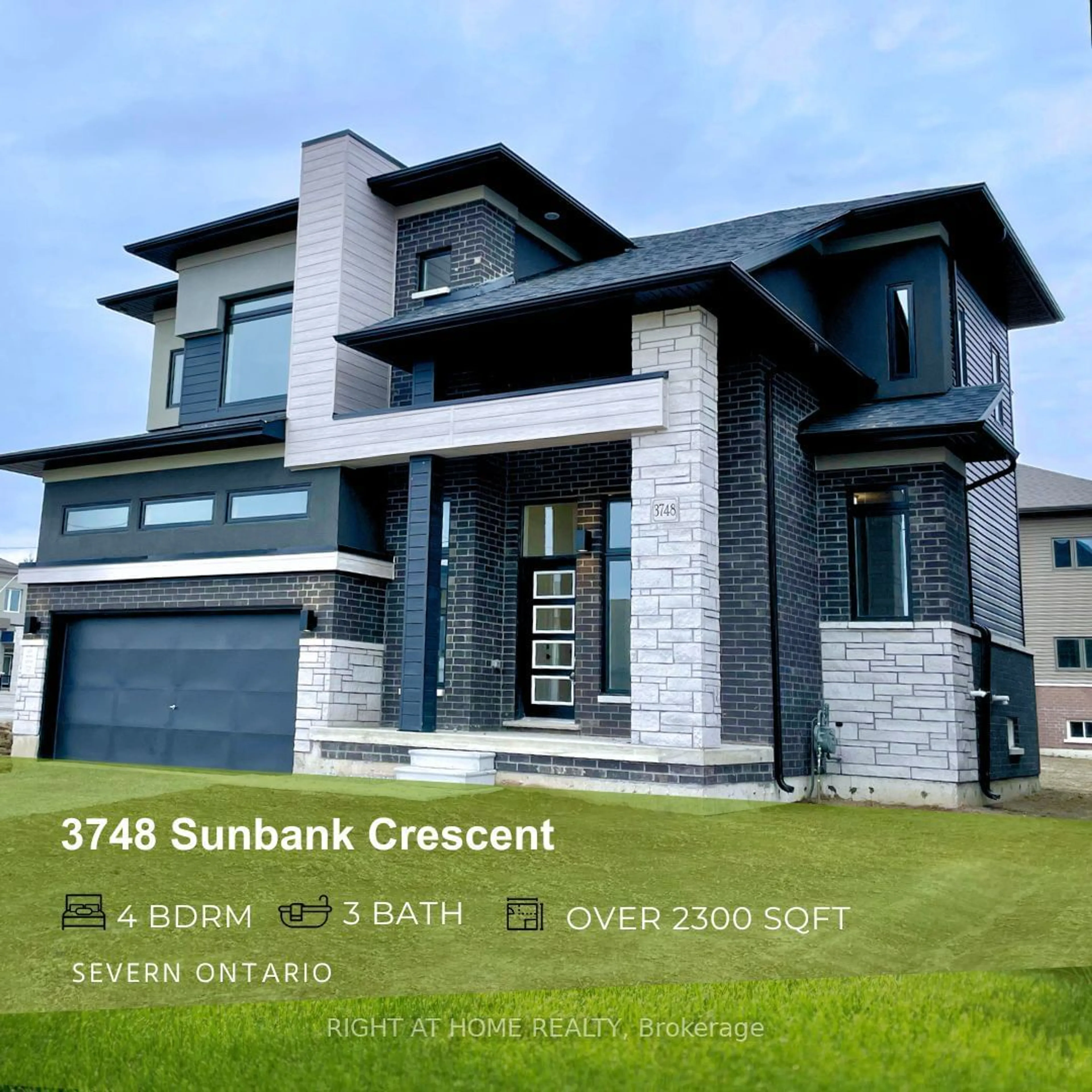 Frontside or backside of a home for 3748 Sunbank Cres, Severn Ontario L3V 8N2