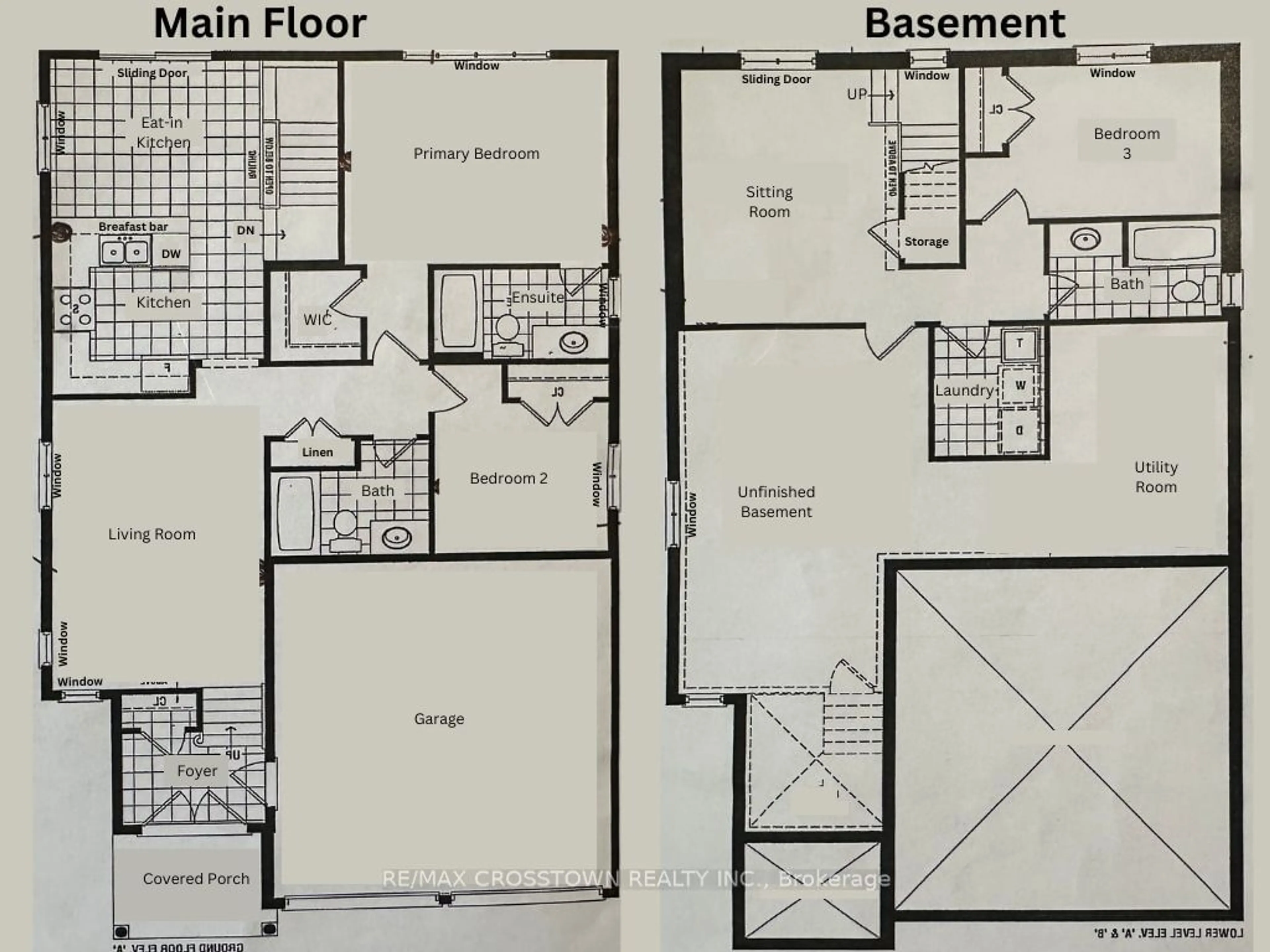 Floor plan for 248 Kozlov St, Barrie Ontario L4N 6R8