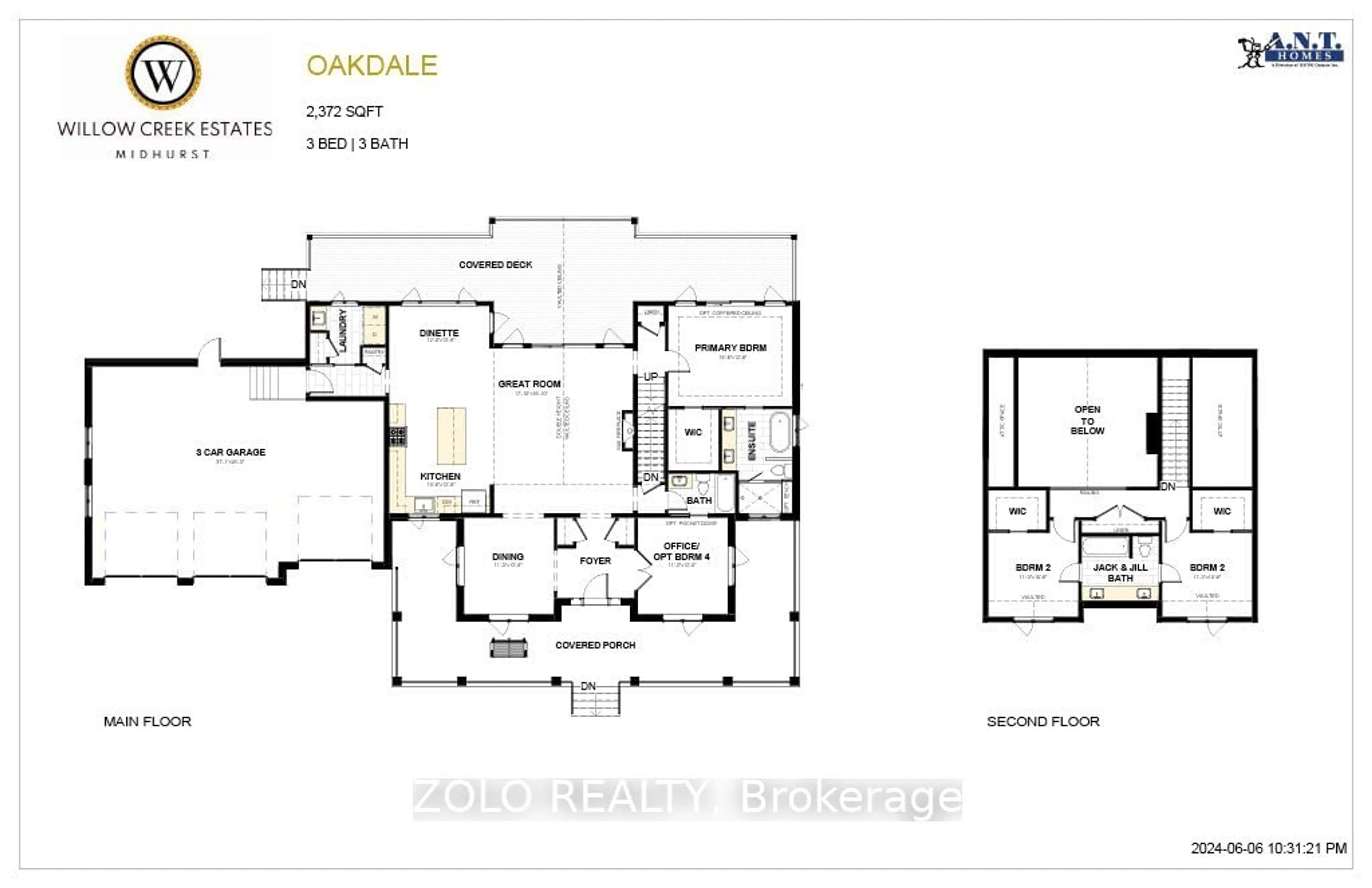 Floor plan for 2896 Old Second Rd, Springwater Ontario L9X 1Y5