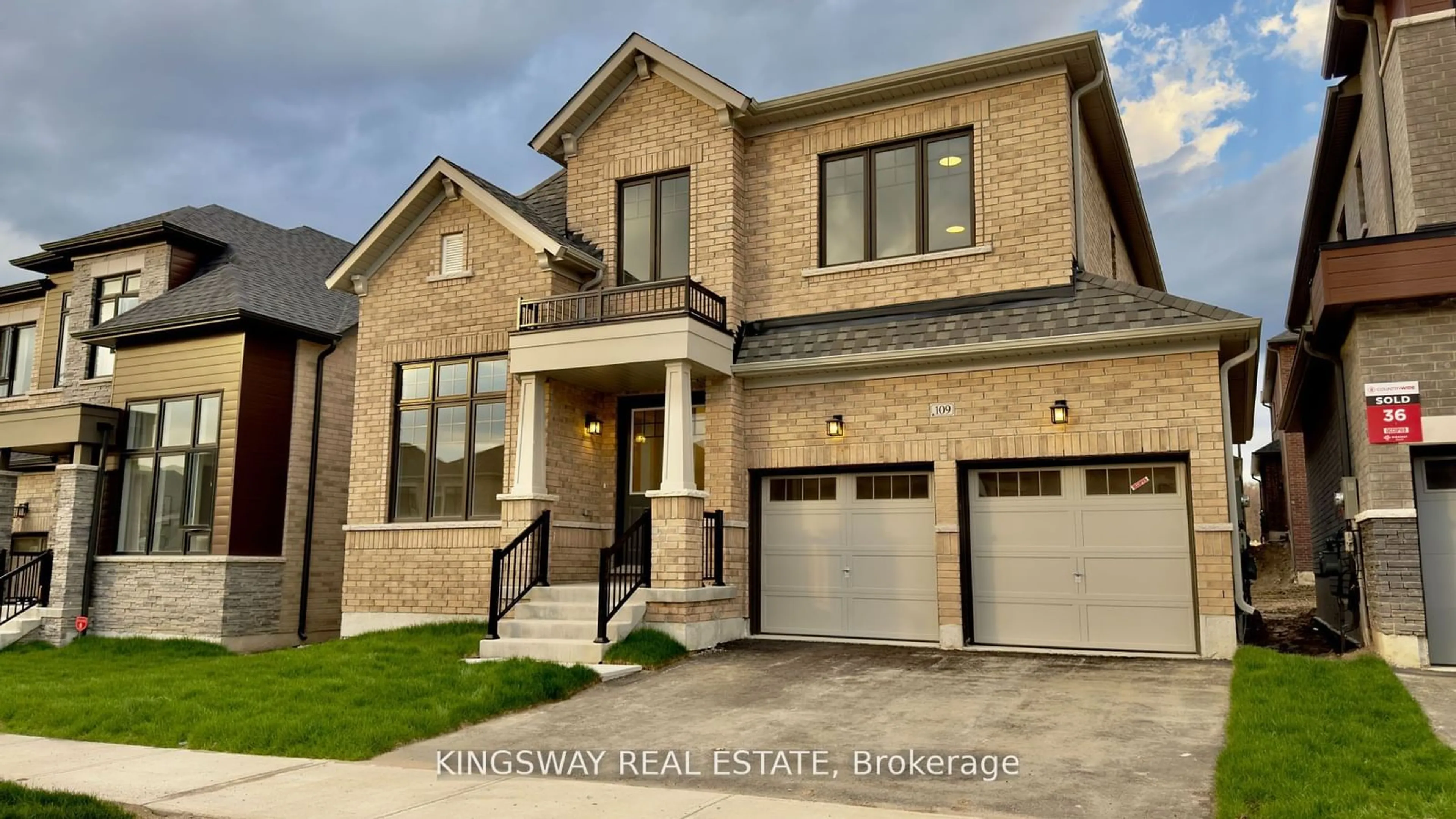 Home with brick exterior material for 109 Bearberry Rd, Springwater Ontario L0L 1Y3