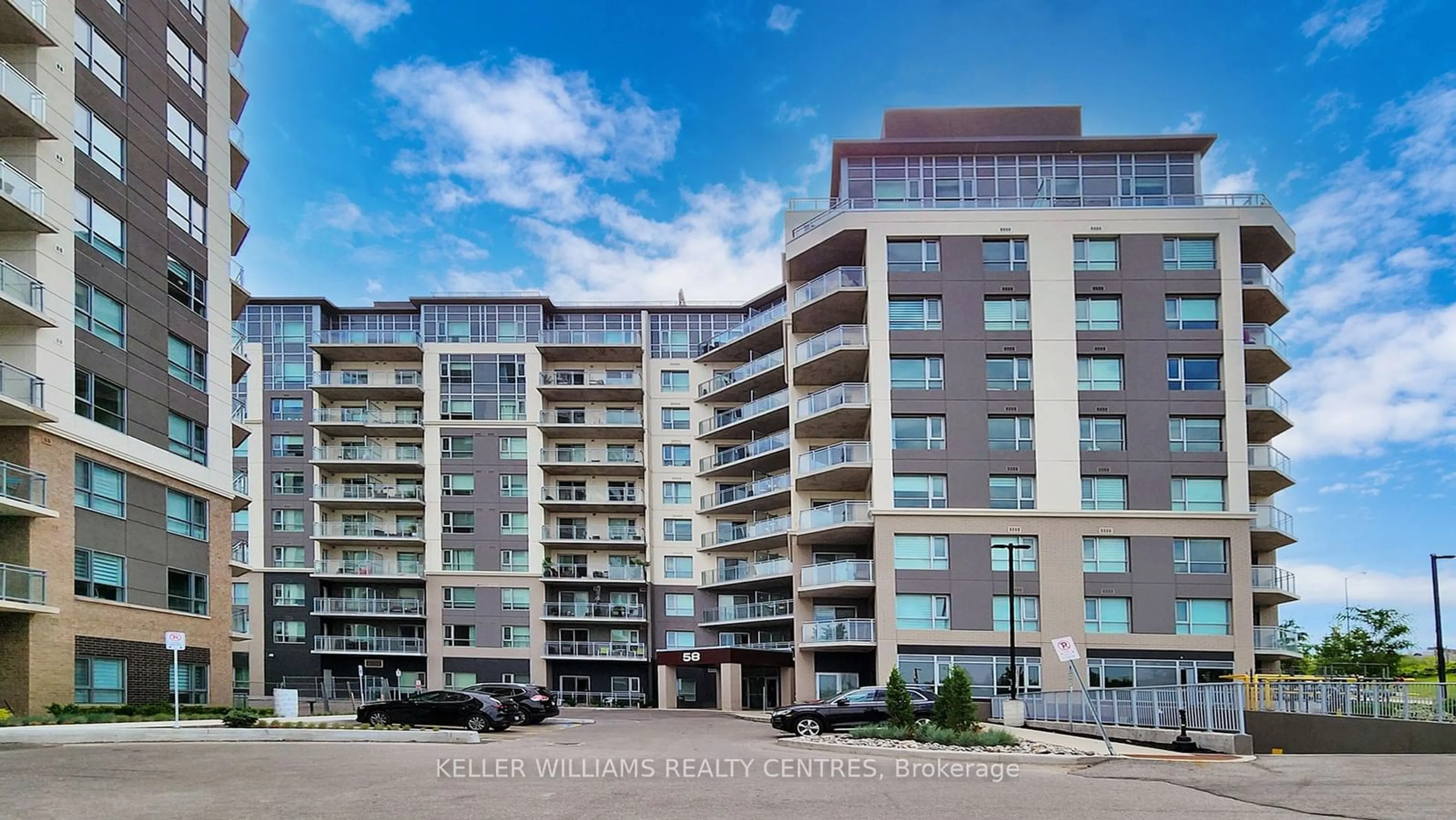 A pic from exterior of the house or condo for 58 Lakeside Terr #510, Barrie Ontario L4M 0L5