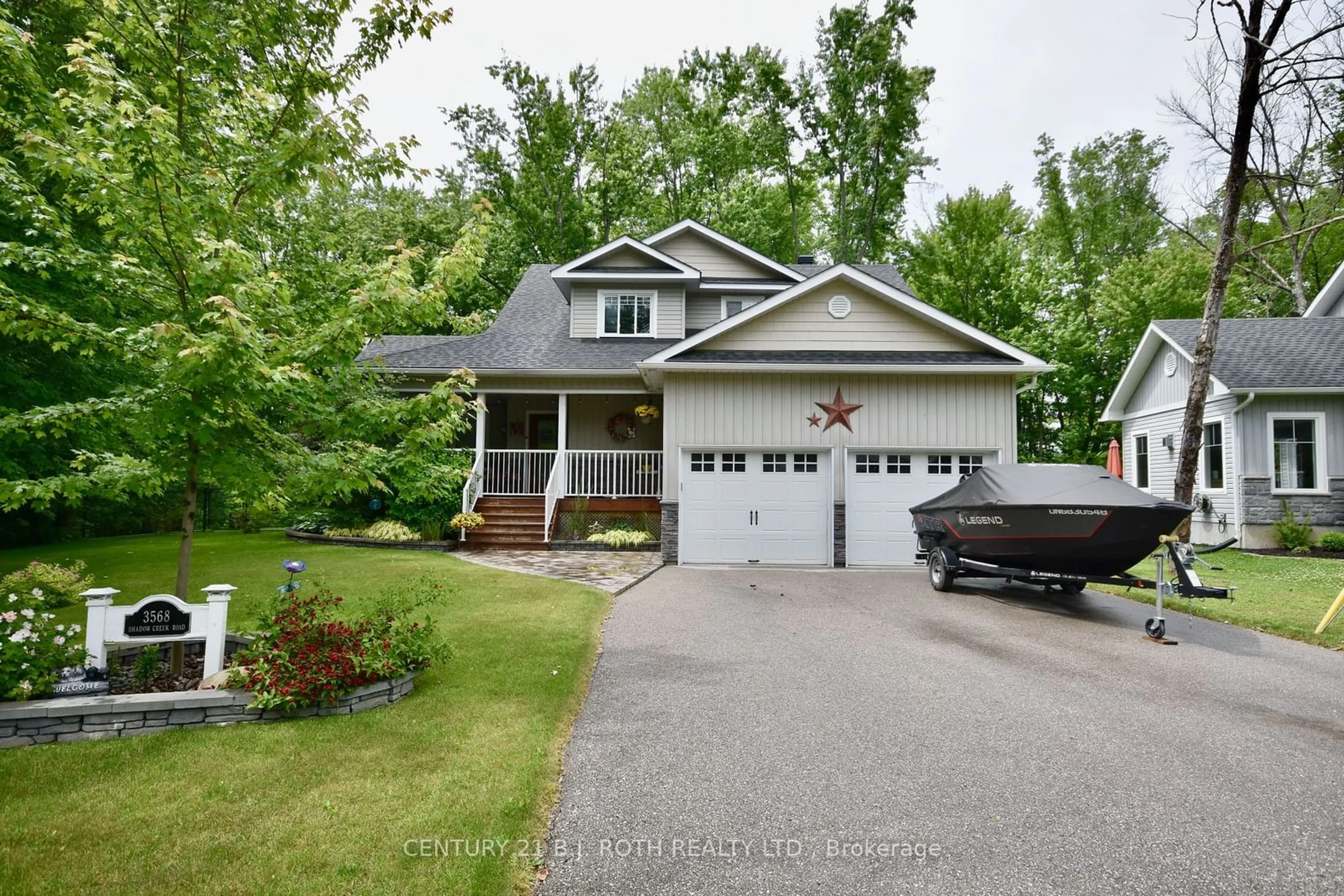 Frontside or backside of a home for 3568 Shadow Creek Rd, Severn Ontario L3V 6H3