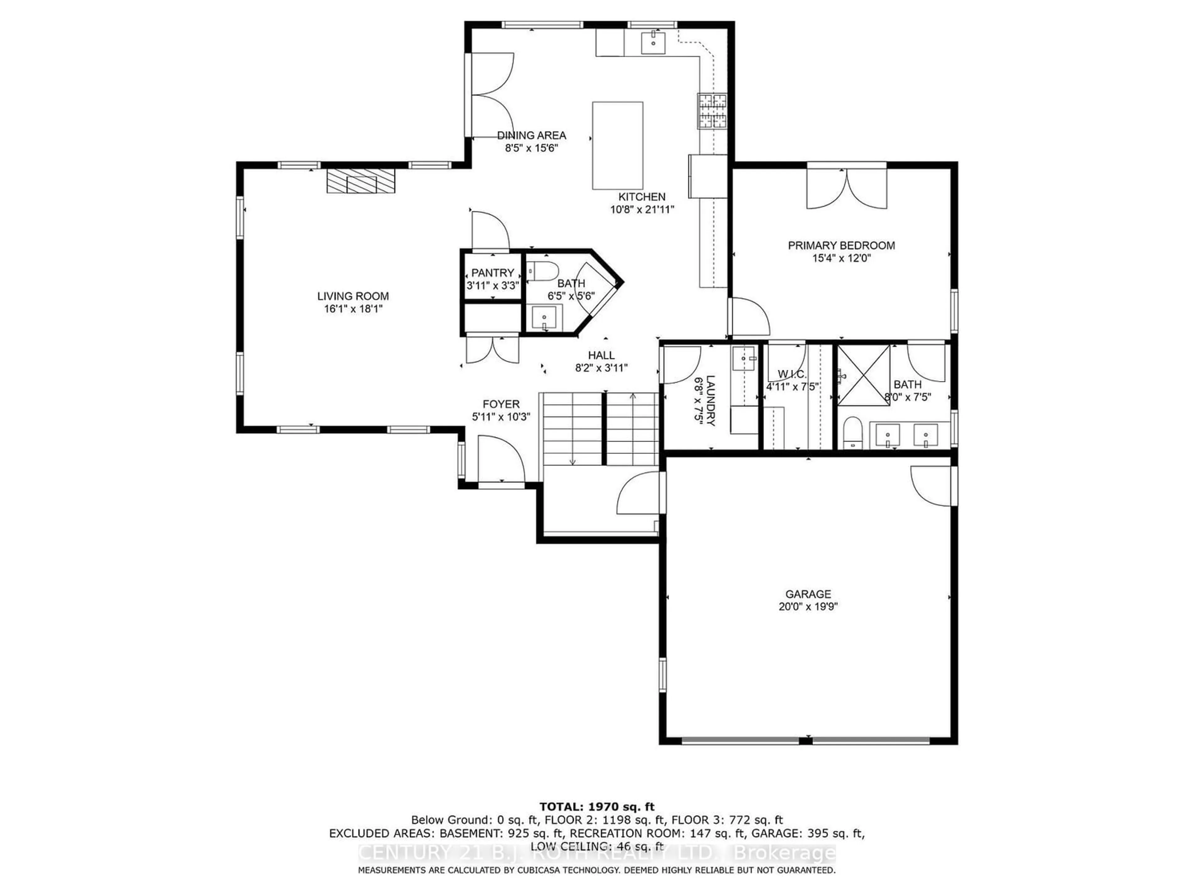 Floor plan for 3568 Shadow Creek Rd, Severn Ontario L3V 6H3