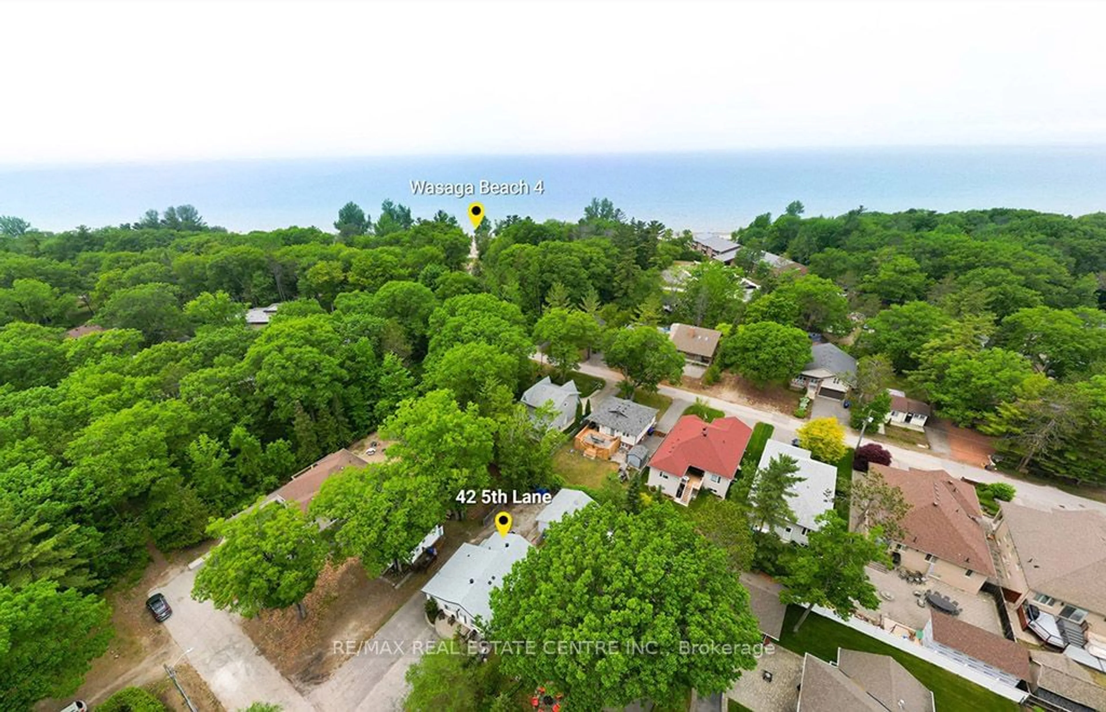 Street view for 42 5th Lane, Wasaga Beach Ontario L0L 2P0