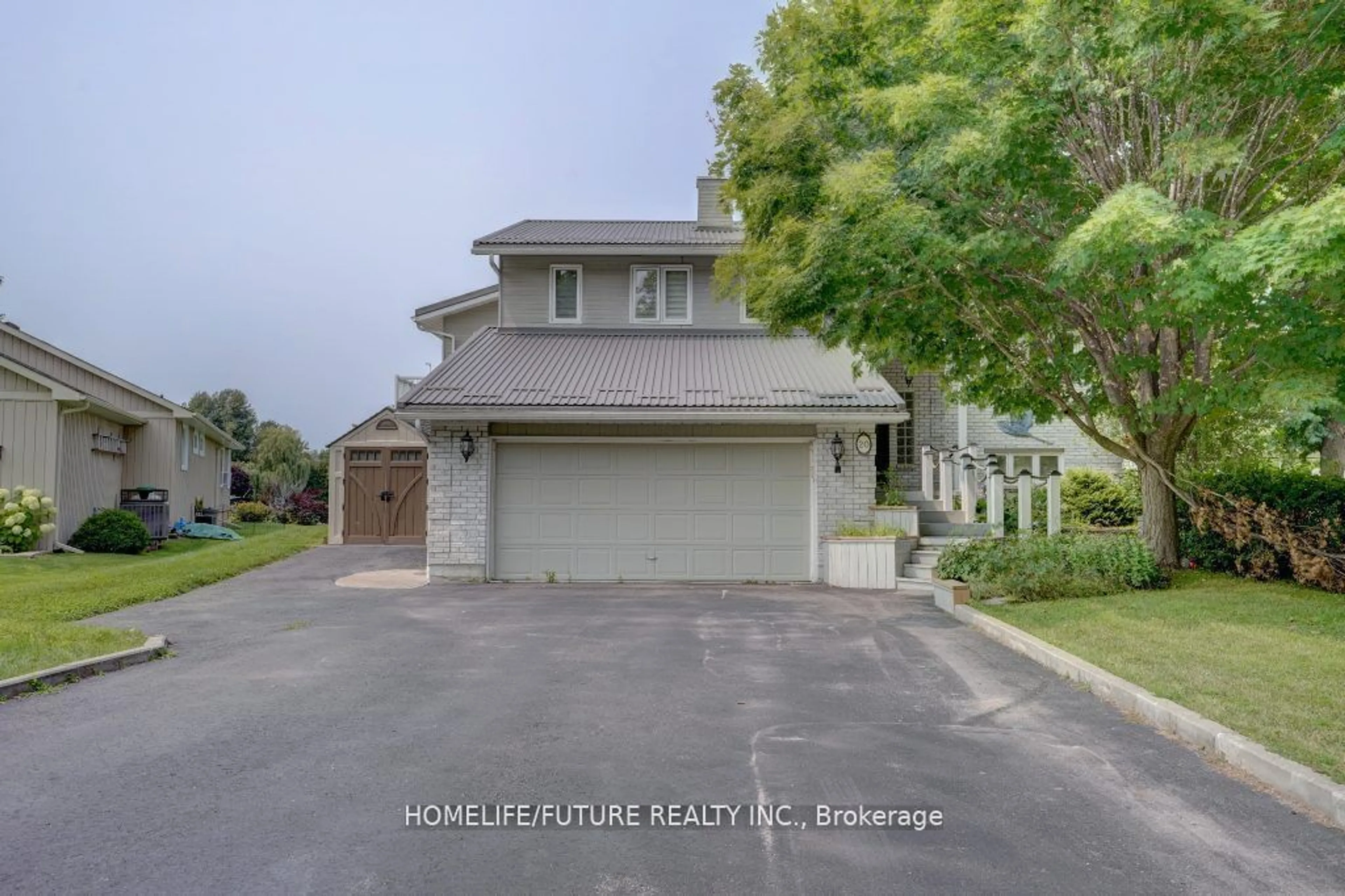 Frontside or backside of a home, the street view for 20 South Island Tr, Ramara Ontario L0K 1B0