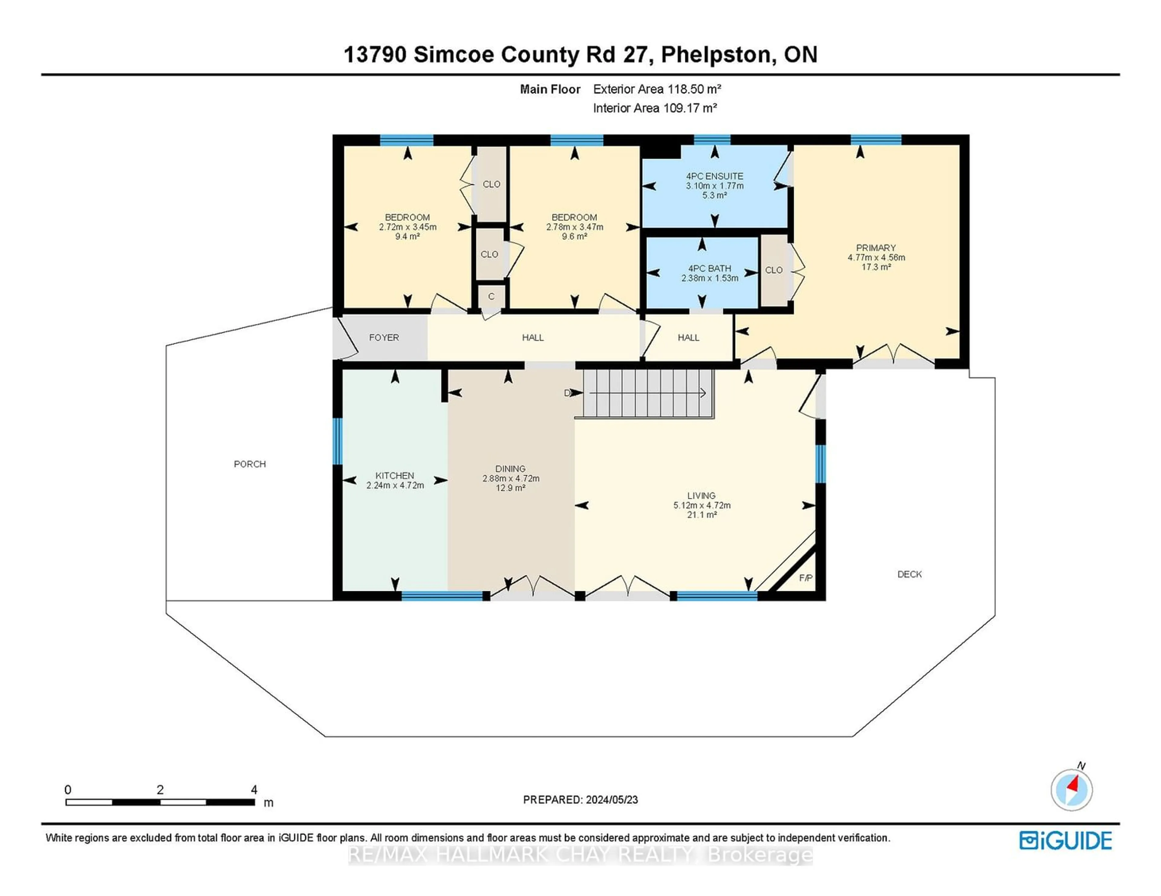 Floor plan for 13790 County 27 Rd, Springwater Ontario L0L 2K0