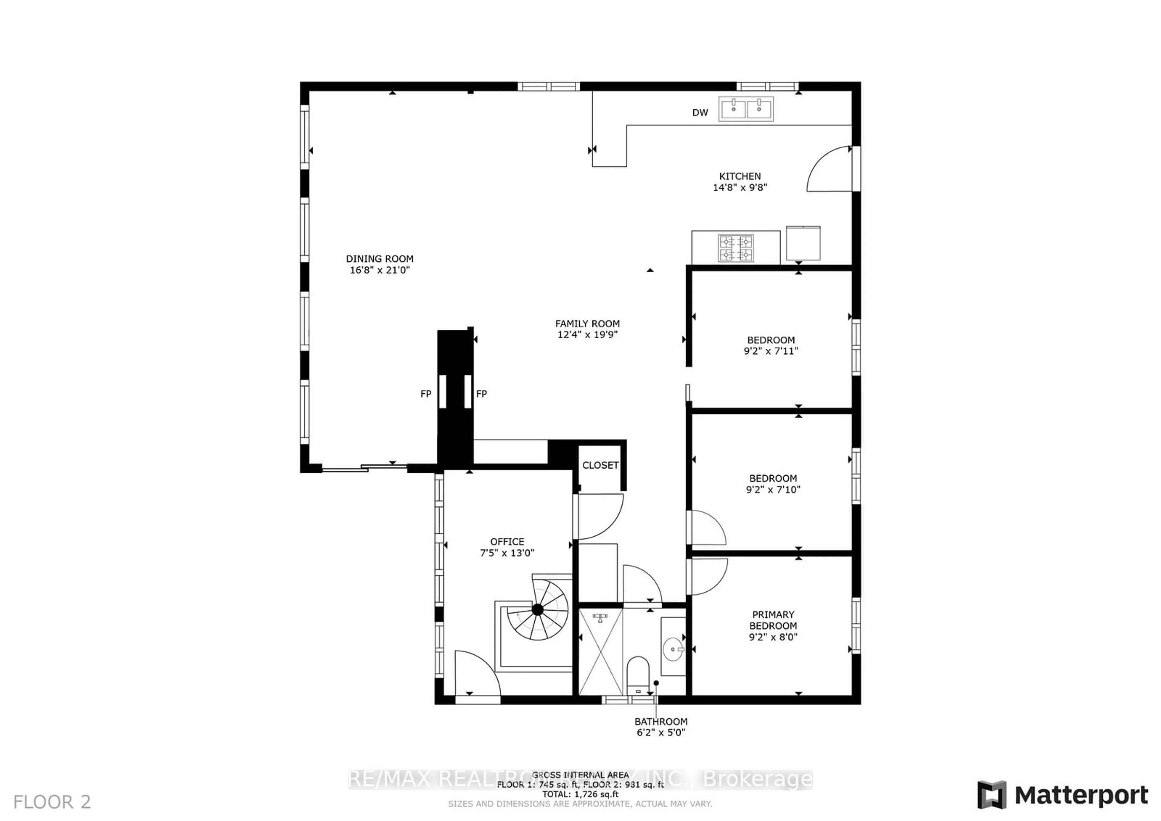 Floor plan for 3485 Southwood Beach Blvd, Ramara Ontario L0K 2B0