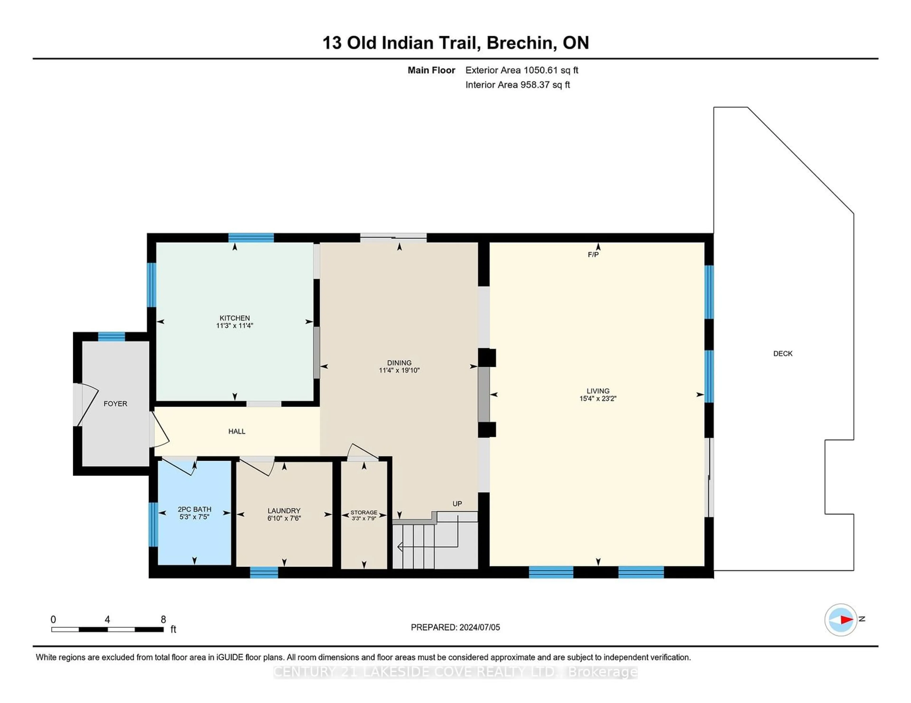 Floor plan for 13 Old Indian Tr, Ramara Ontario L0K 1B0