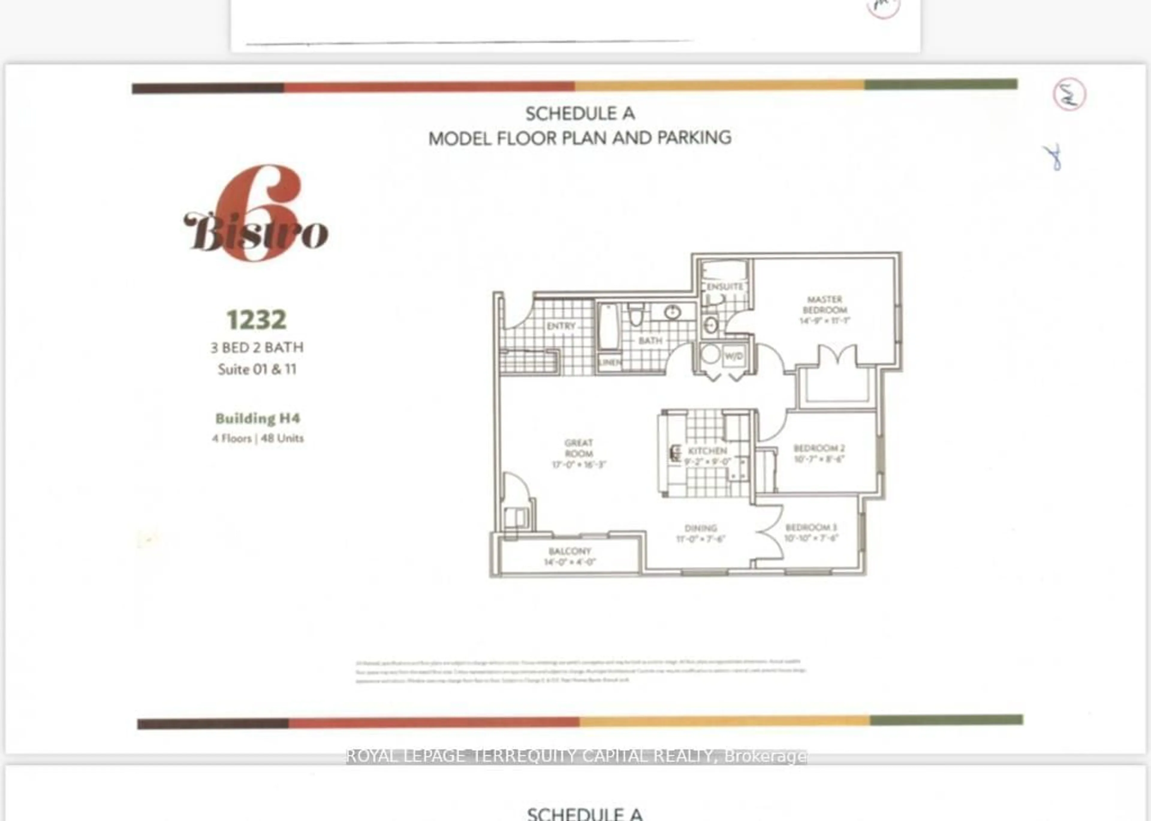Floor plan for 6 Spice Way #212, Barrie Ontario L9J 0J8