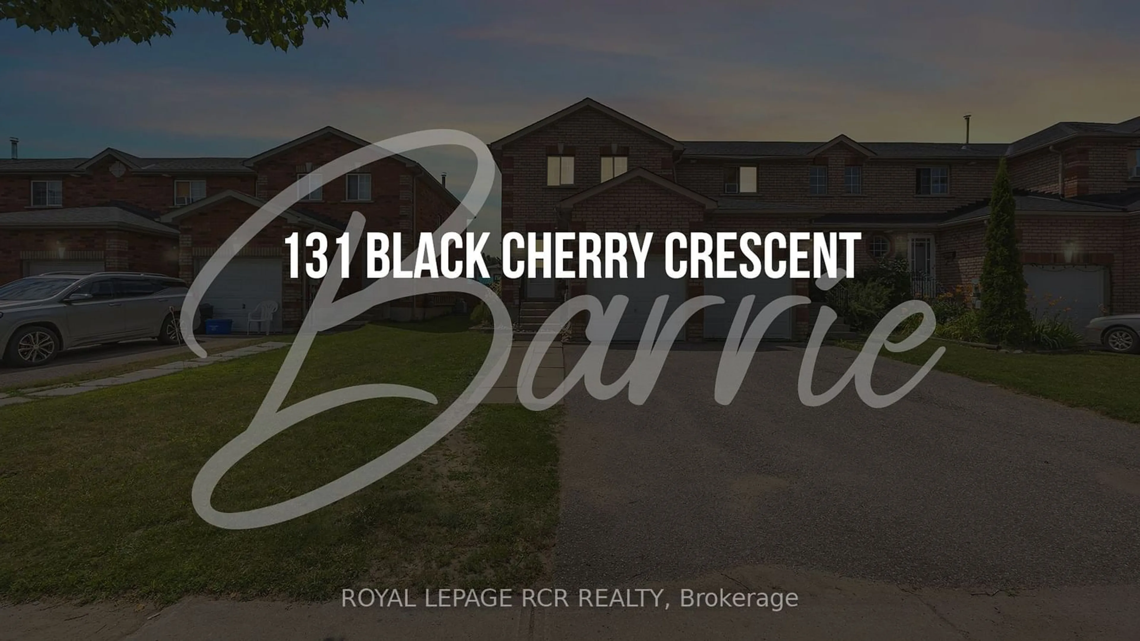 Frontside or backside of a home for 131 Black Cherry Cres, Barrie Ontario L4N 9L2