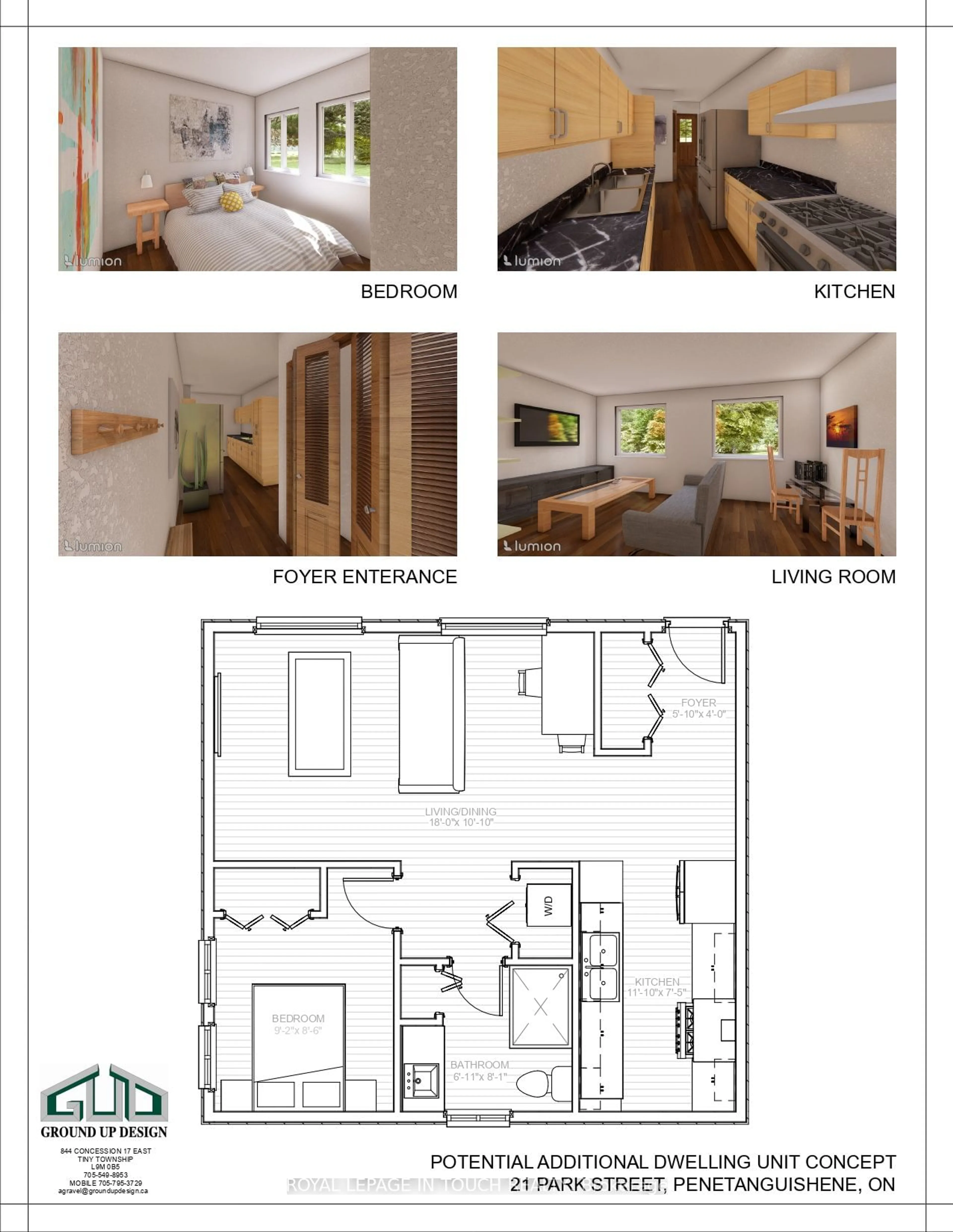 Floor plan for 21 Park St, Penetanguishene Ontario L9M 1P6