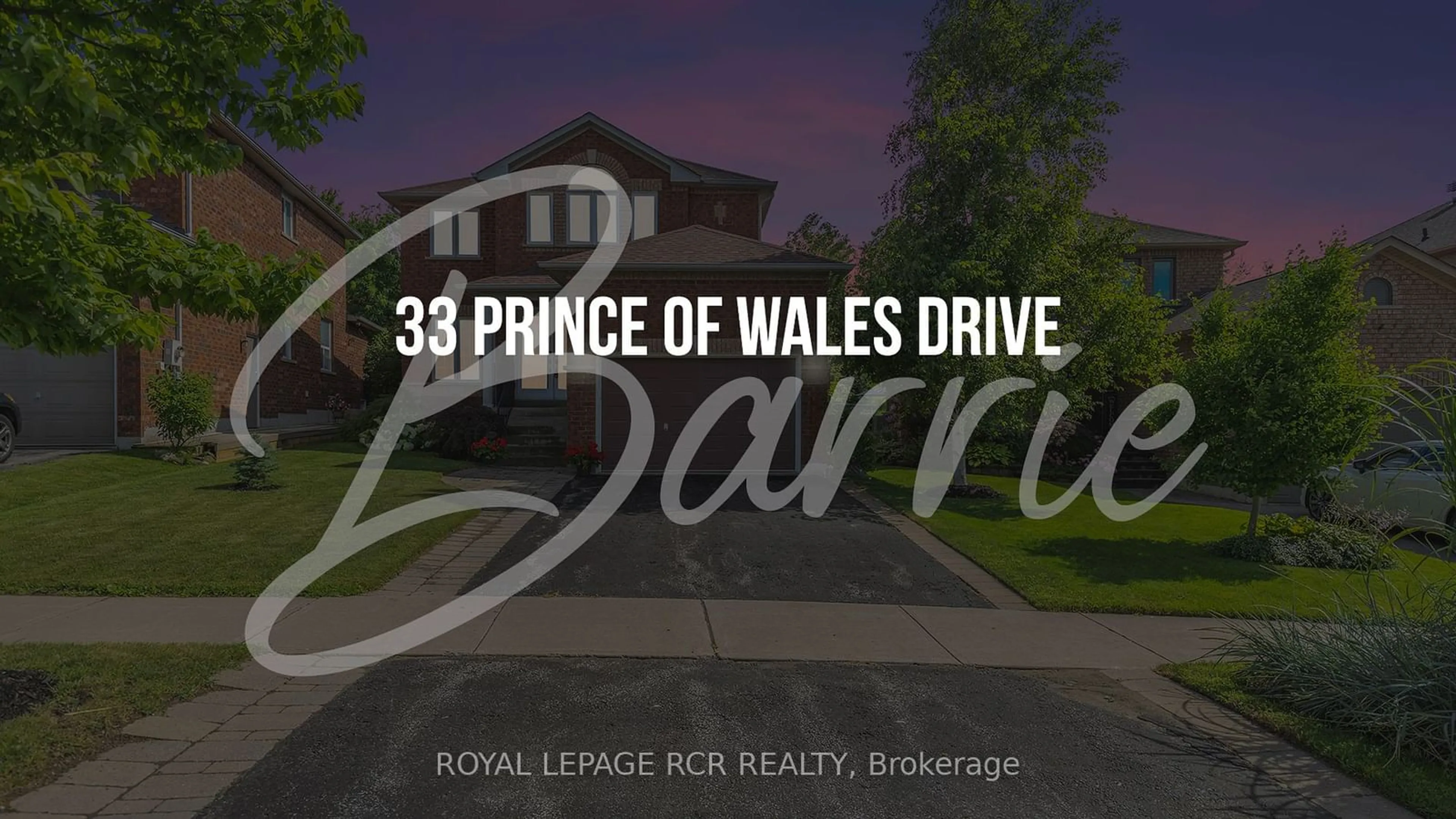 Street view for 33 Prince Of Wales Dr, Barrie Ontario L4N 0T2